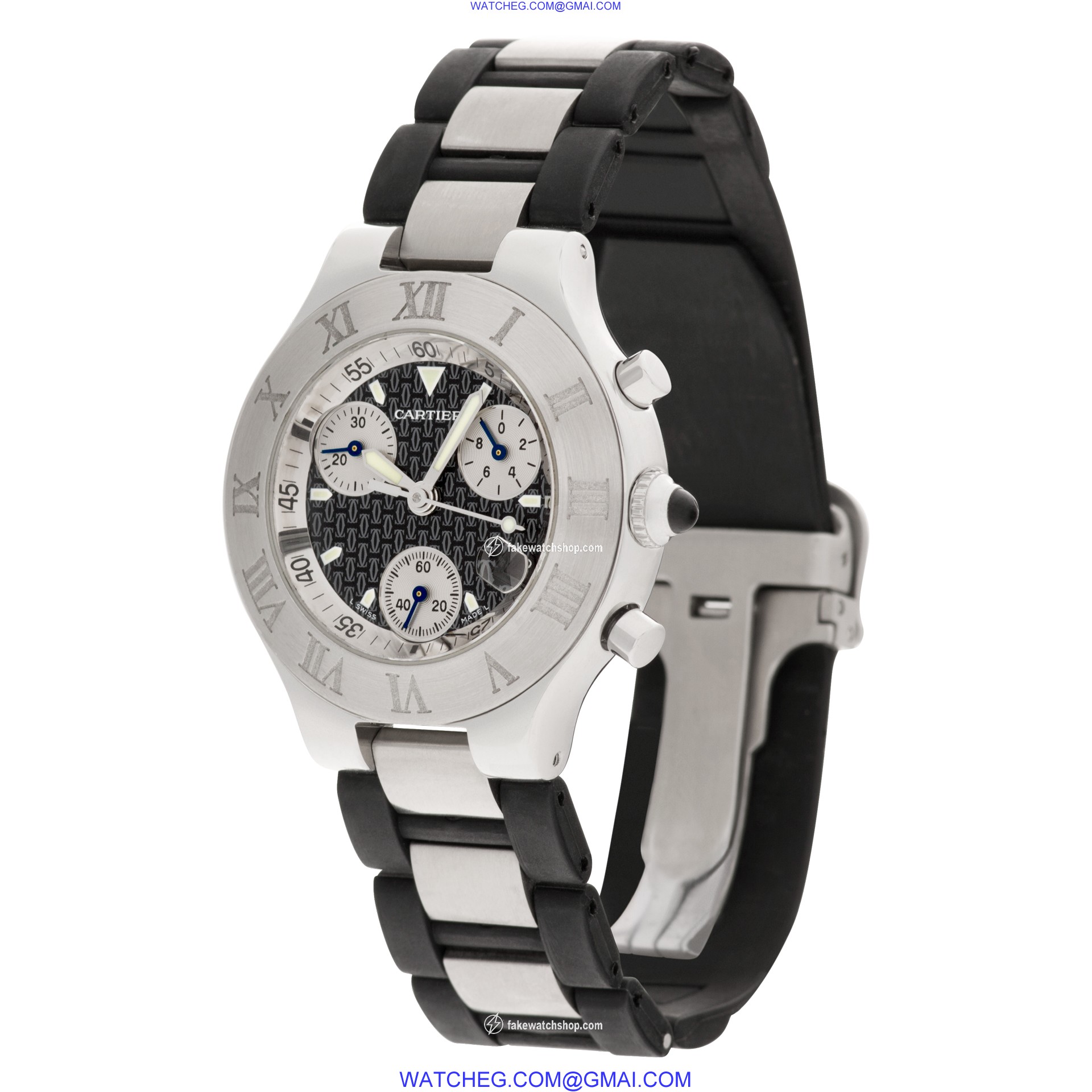 Cartier w1012502 Chronoscaph 21 Quartz Female Stainless Steel 3