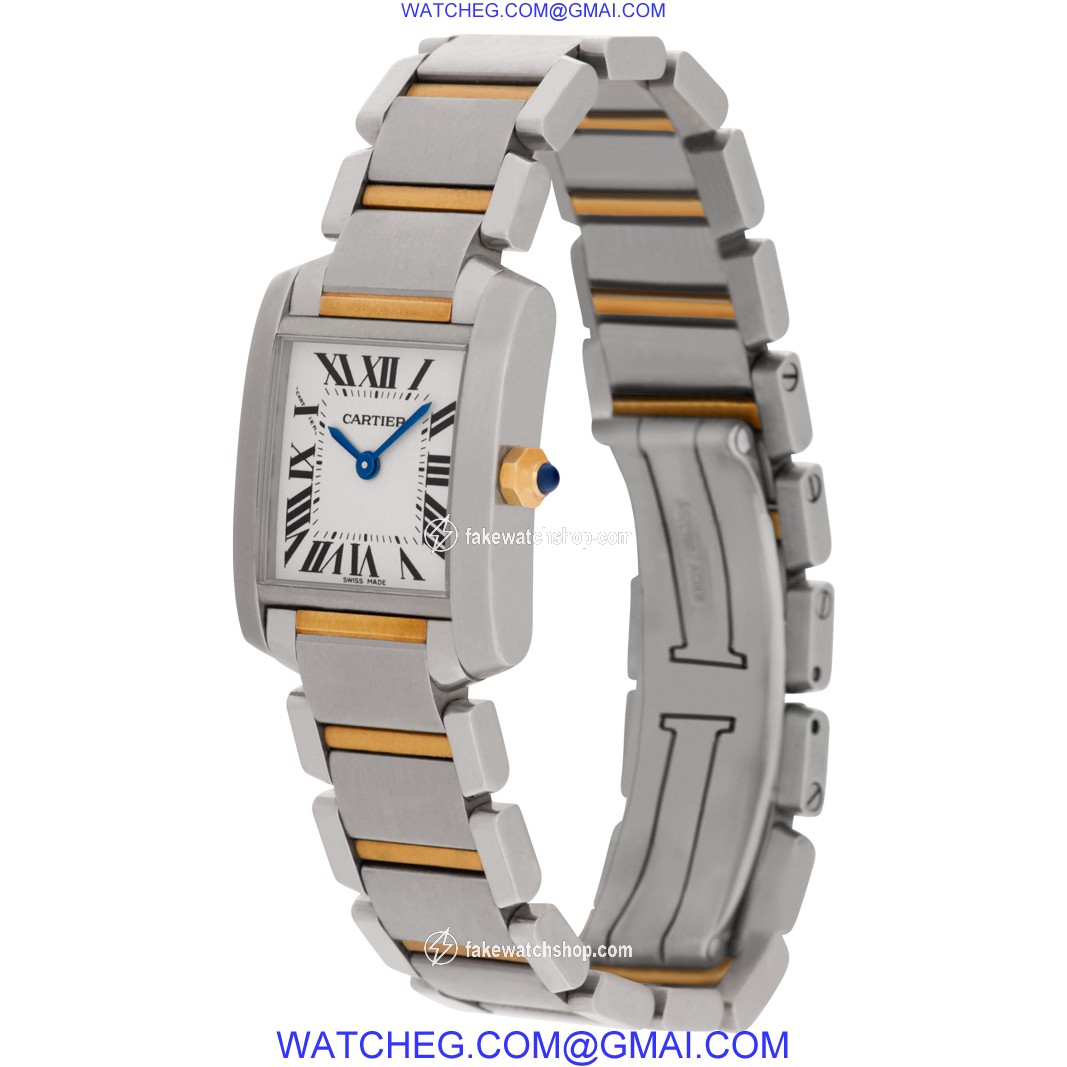 Cartier W51007Q4 Tank Francaise Quartz Female Stainless Steel 3