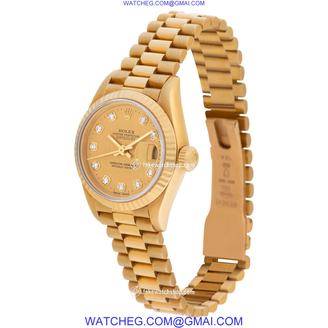 Rolex 69178 Datejust Automatic Female 18k yellow gold 3