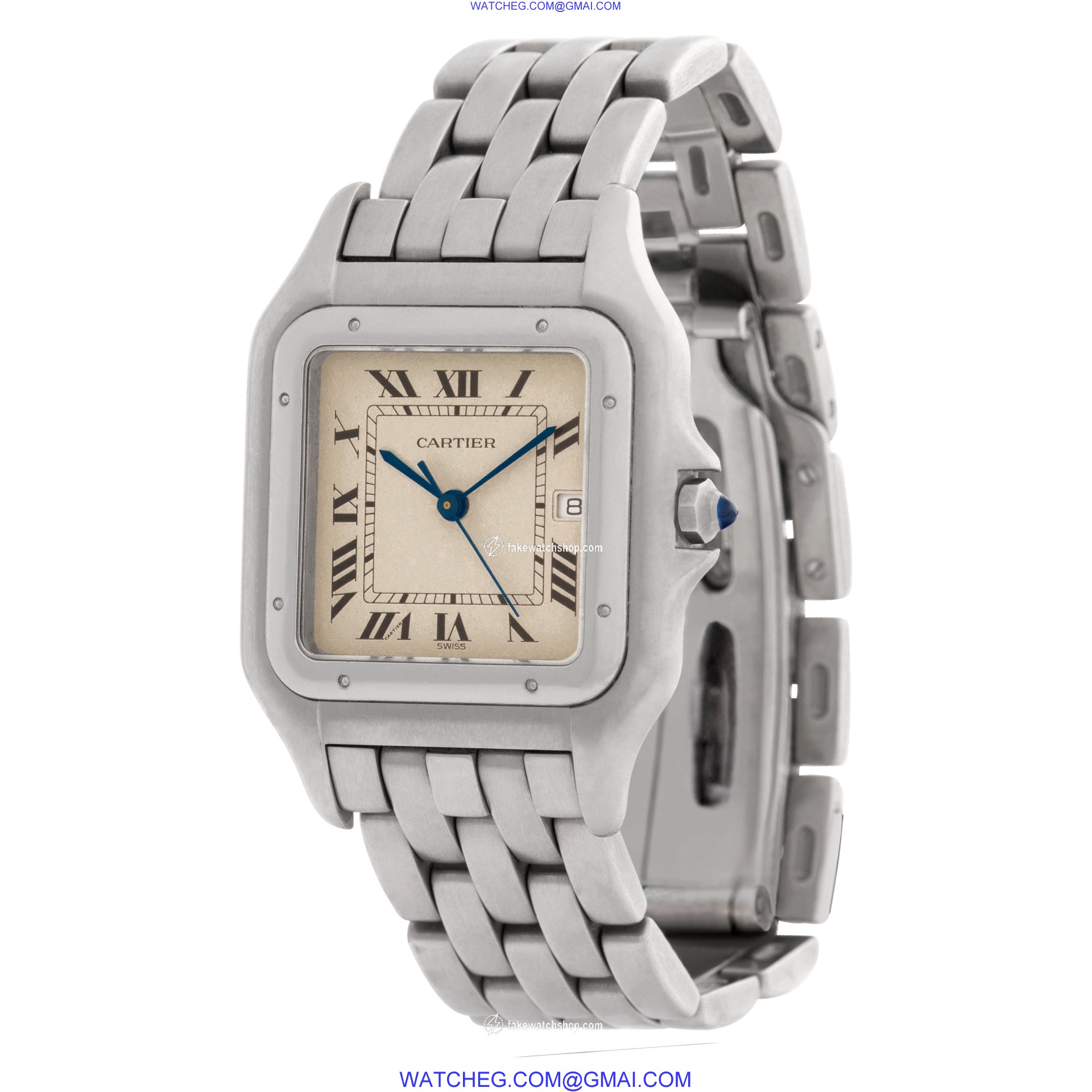 Cartier W25032P5 Panthere Quartz Male Stainless Steel 3