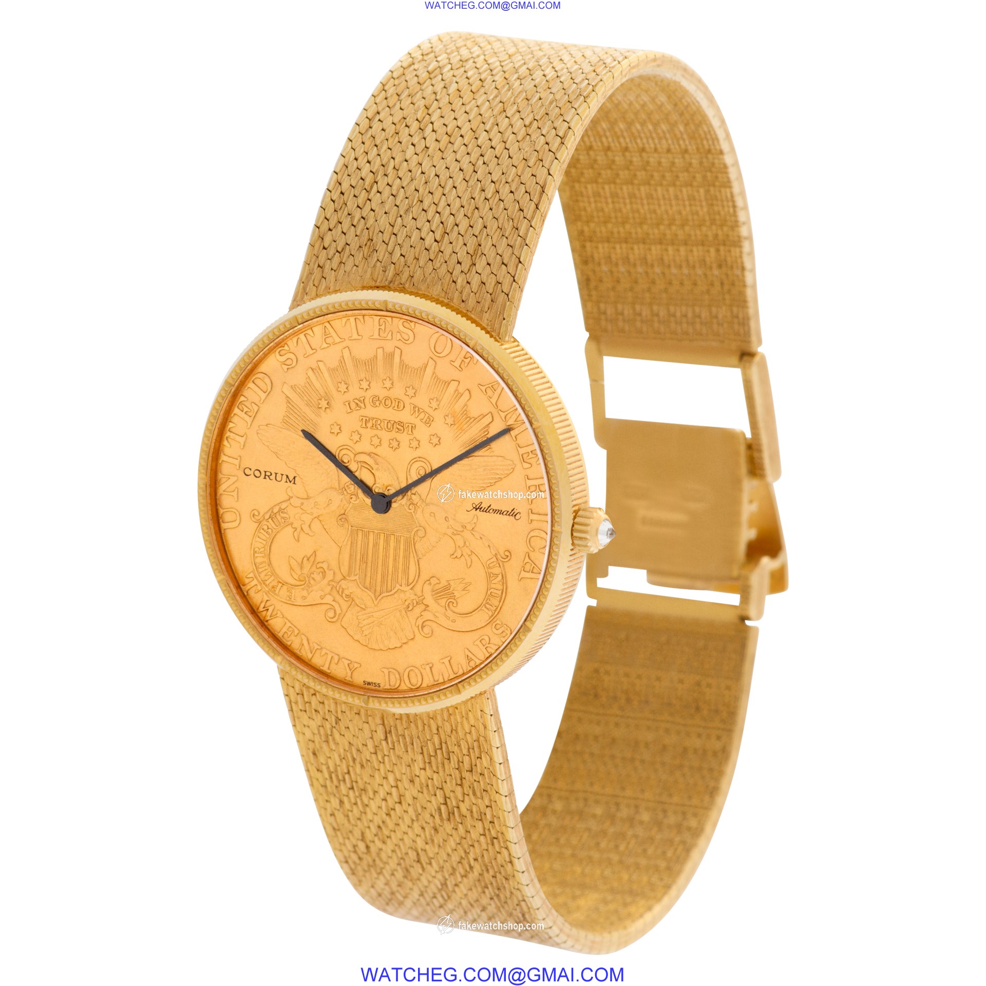 Corum 333137 $20 Coin Automatic Male 18k yellow gold 3