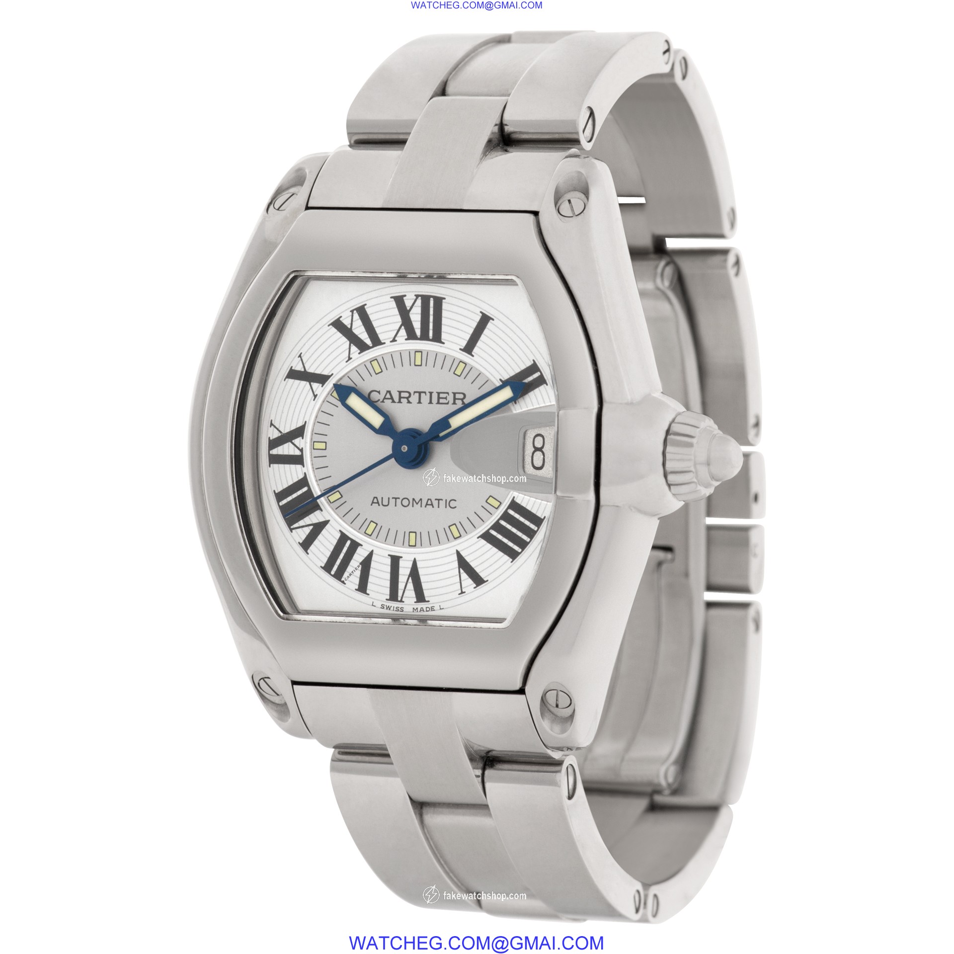 Cartier W62000V3 Roadster Automatic Male Stainless Steel 3