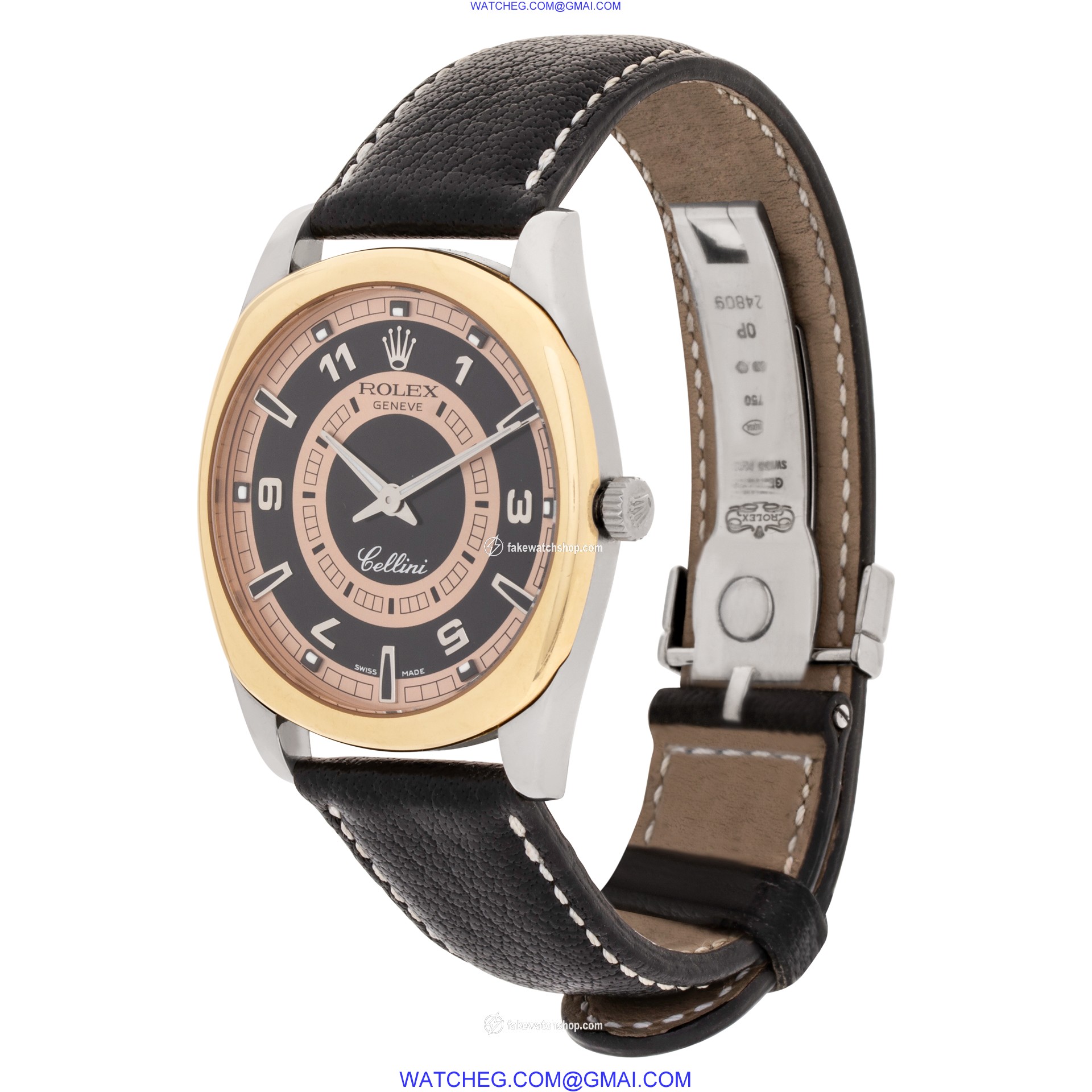 Rolex 4243/9 Cellini Manual Male 18k White and Pink Gold 3