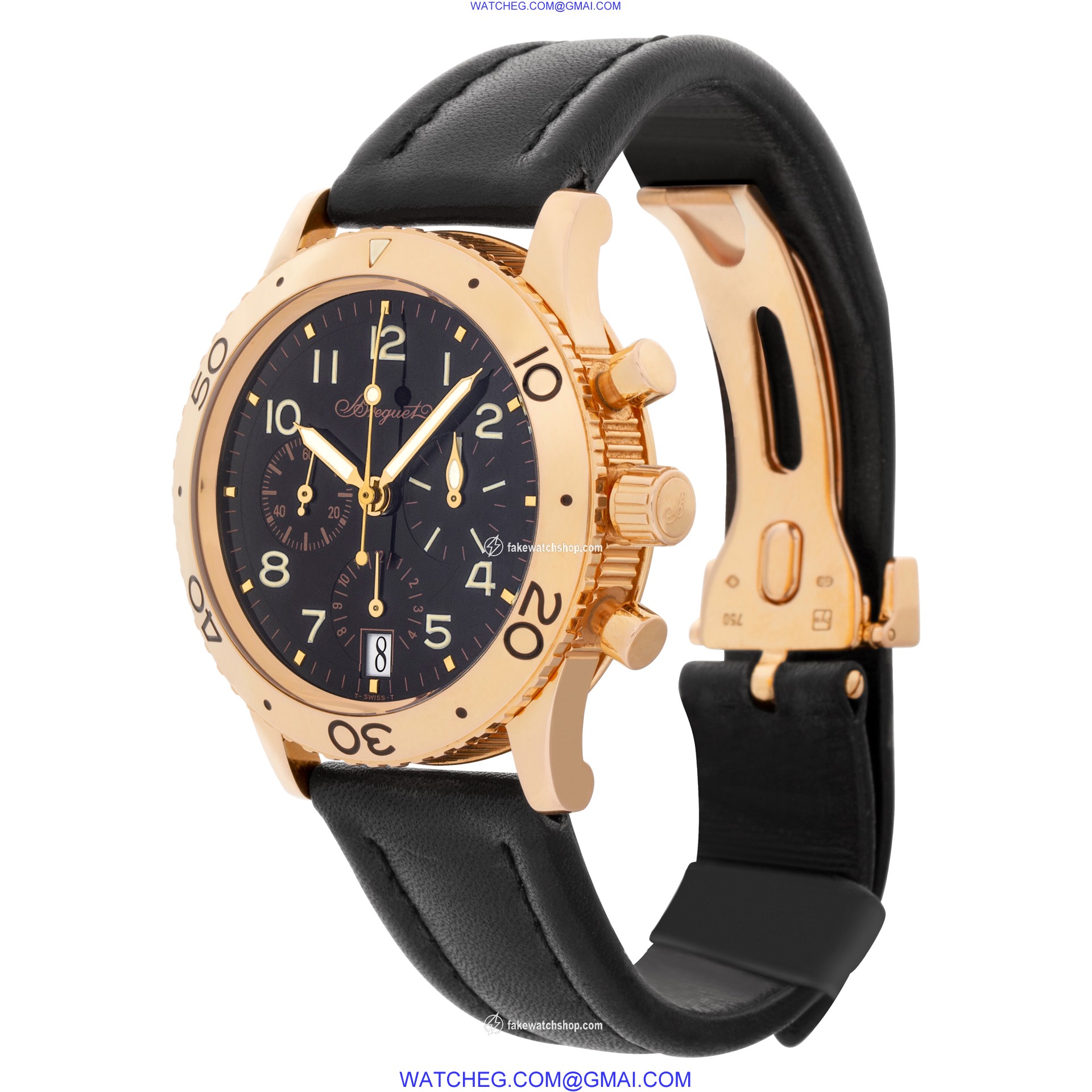 Breguet 3820BR Transatlantique Automatic Male 18k rose gold 3