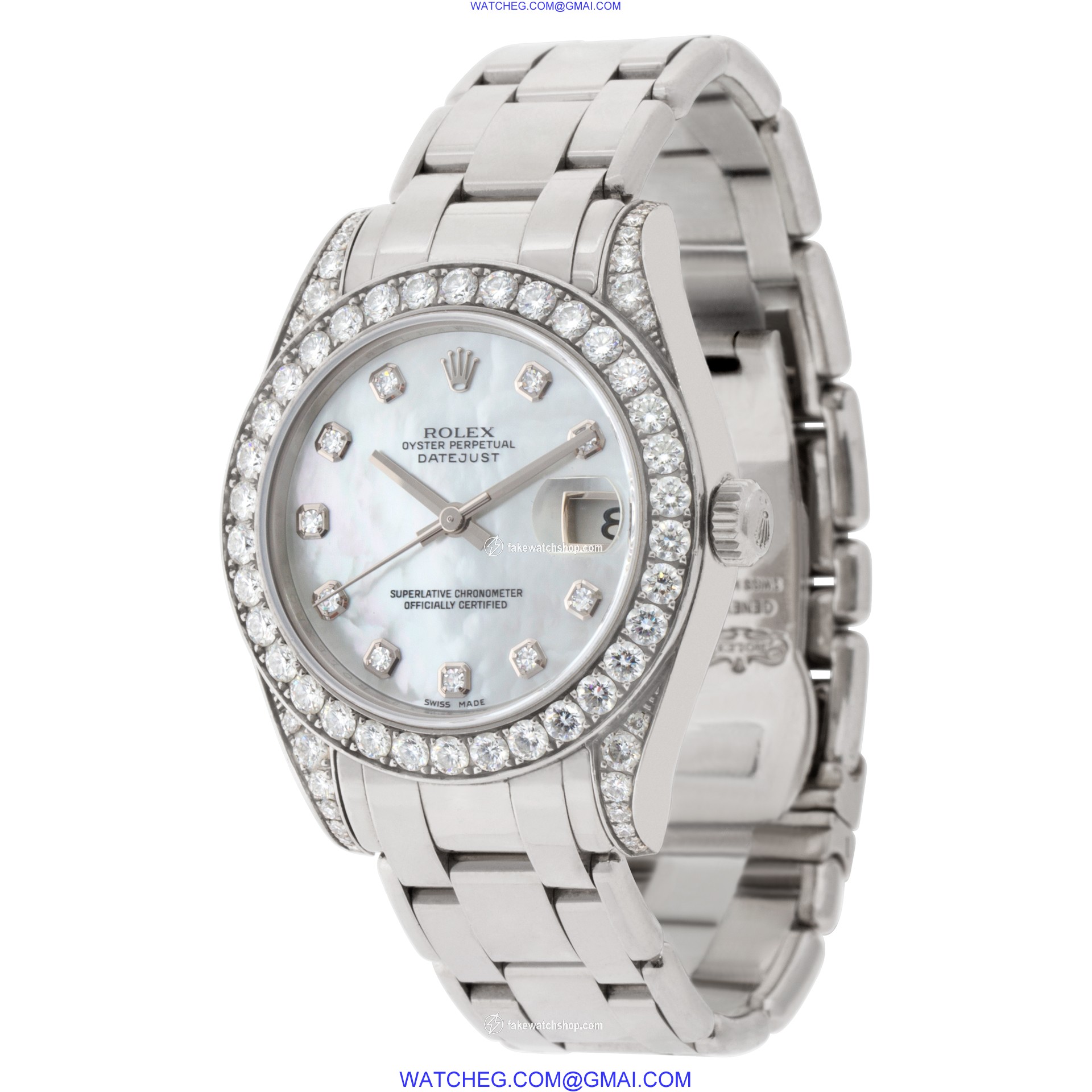 Rolex 81159 Pearlmaster Automatic Unisex 18k White Gold 3