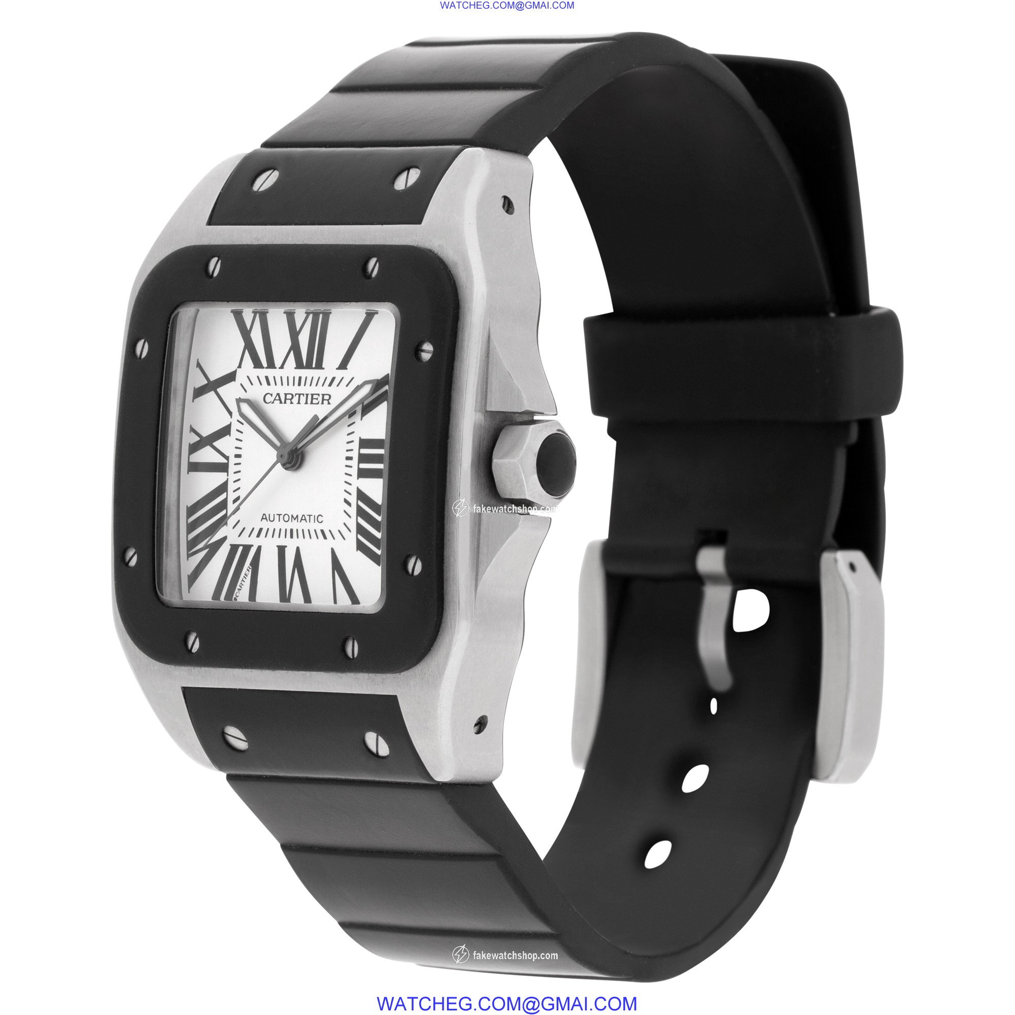 Cartier W20121U2 Santos 100 Automatic Male Stainless Steel 3