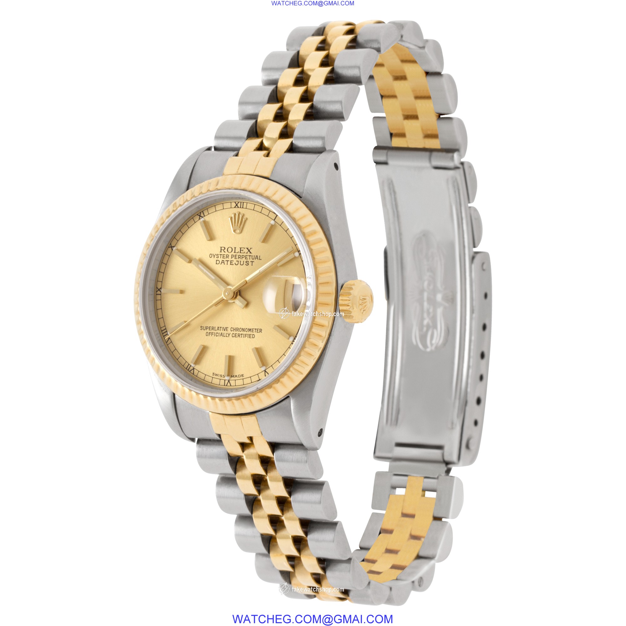 Rolex 68273 Datejust Automatic Unisex 18k gold & Stainless Steel 3