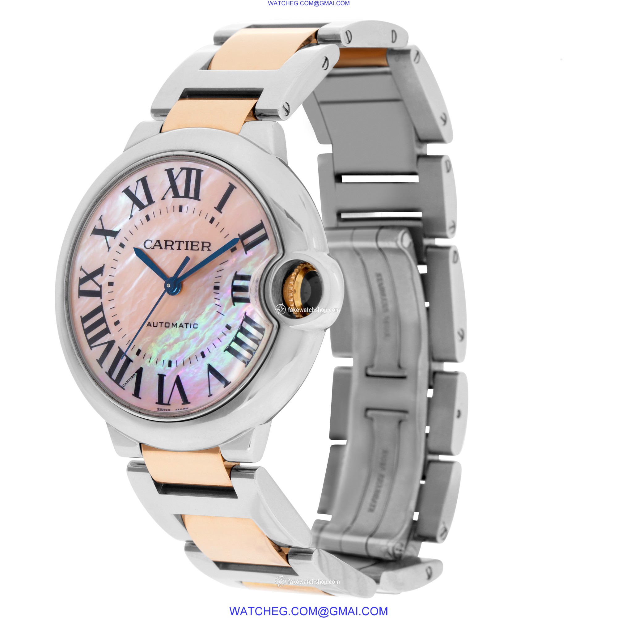 Cartier W6920033 Ballon Bleu Automatic Female 18k gold & Stainless Steel 3