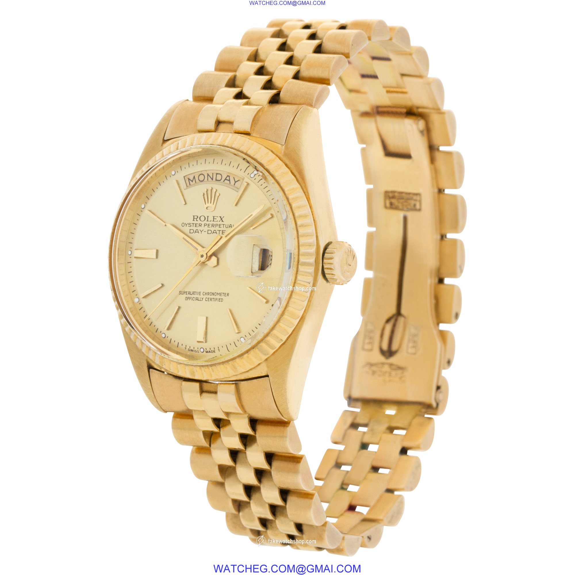 Rolex 1803 Day-Date Automatic Unisex 18k yellow gold 3