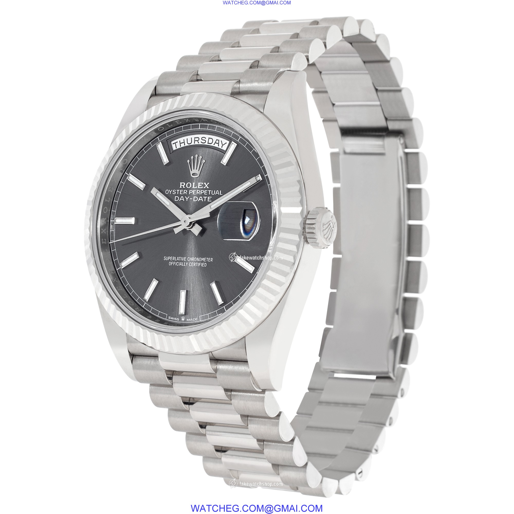 Rolex 228239 Day-Date 40 Automatic Male 18k White Gold 3