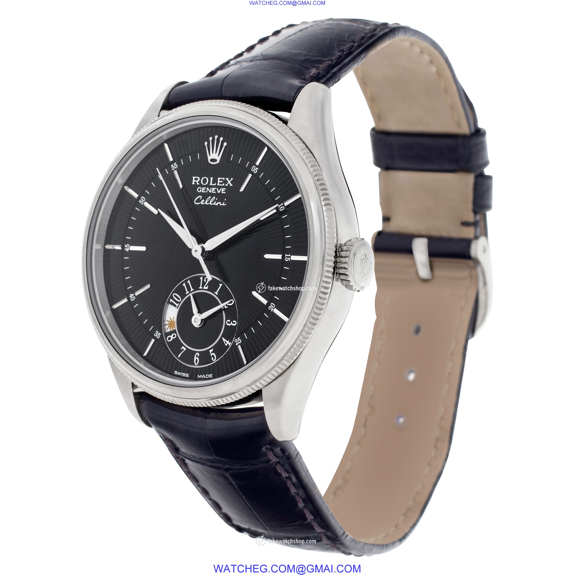 Rolex 50529 Cellini Automatic Male 18k White Gold 3