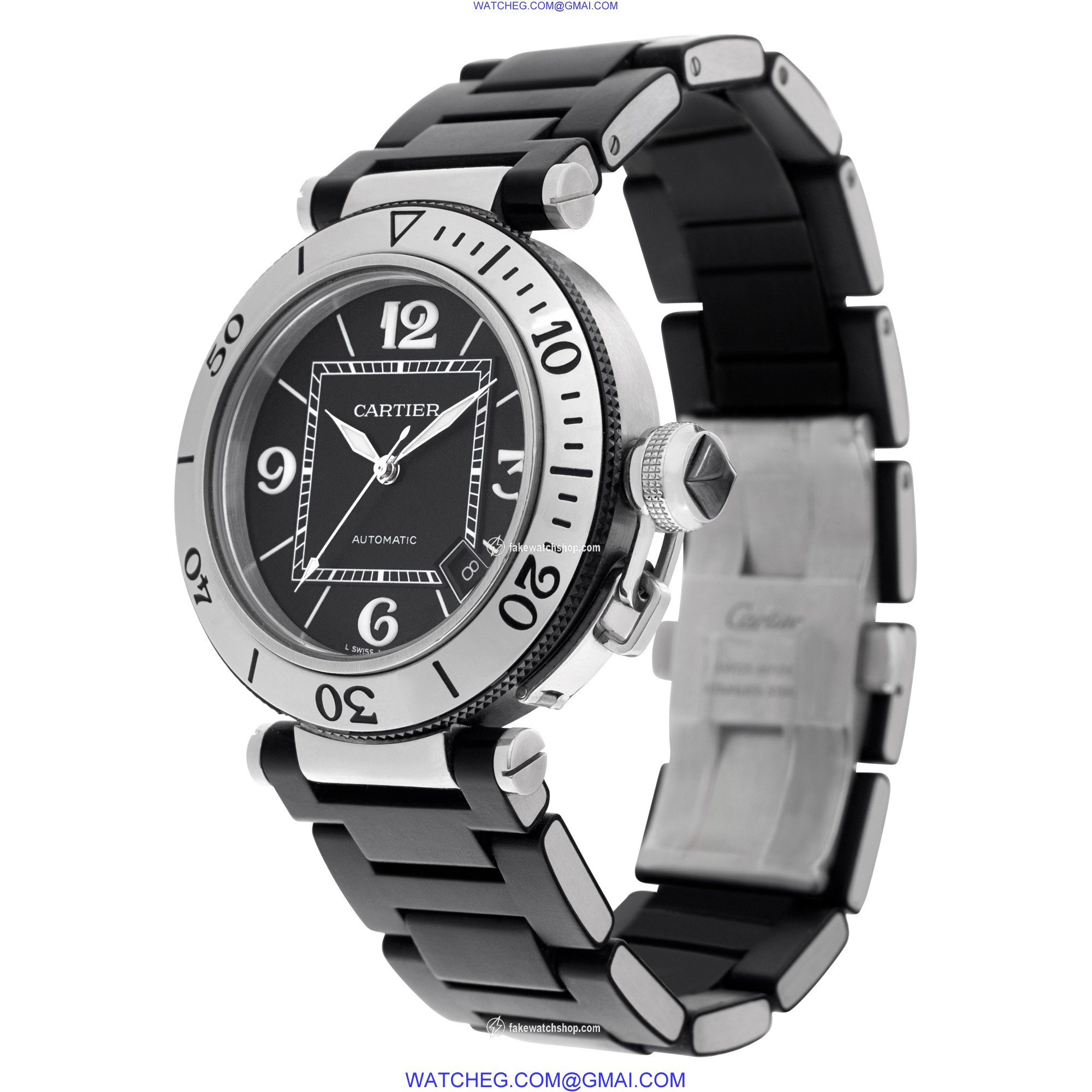 Cartier W31077U2 Pasha Automatic Male Stainless Steel 3