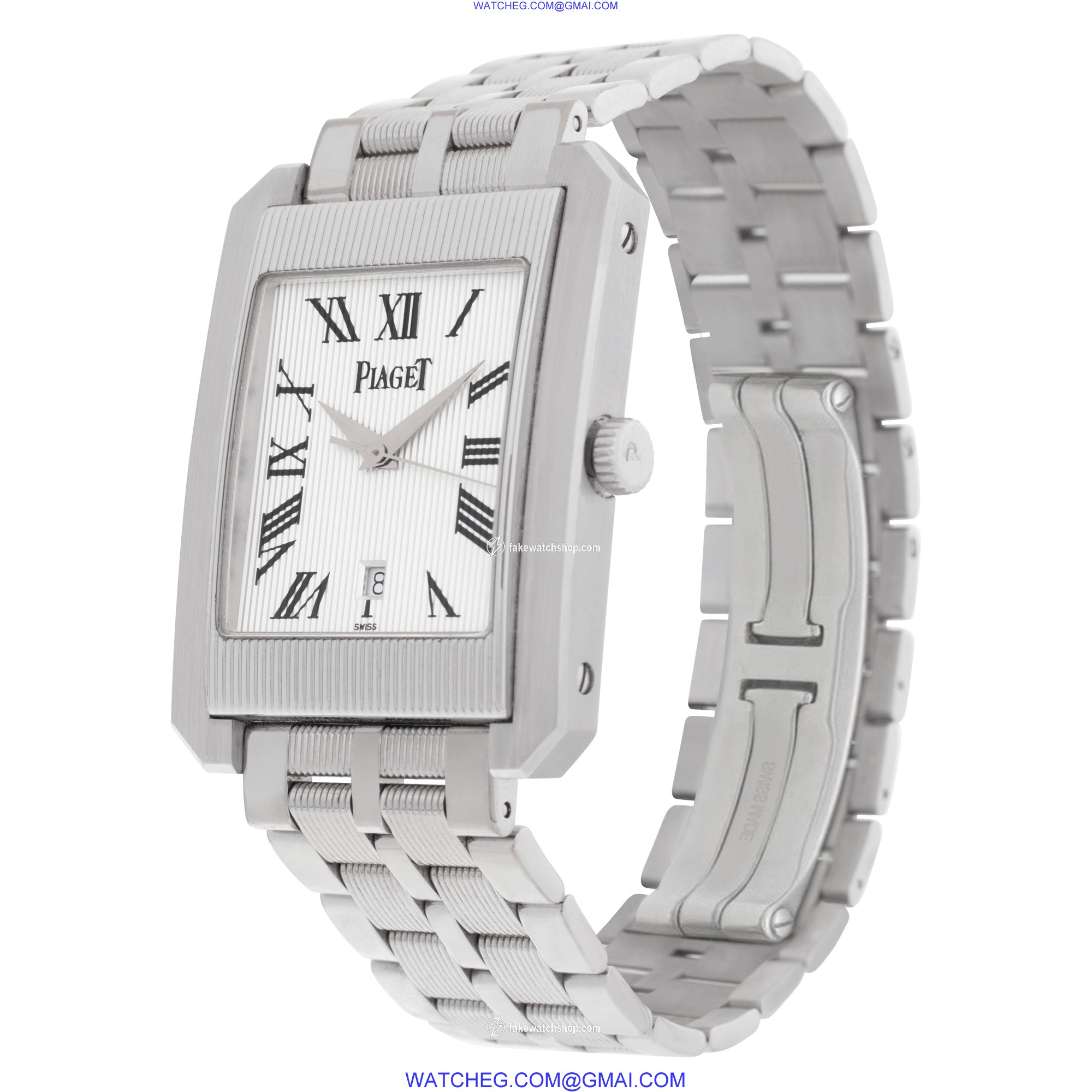 Piaget 26100 Protocol Automatic Male 18k White Gold 3