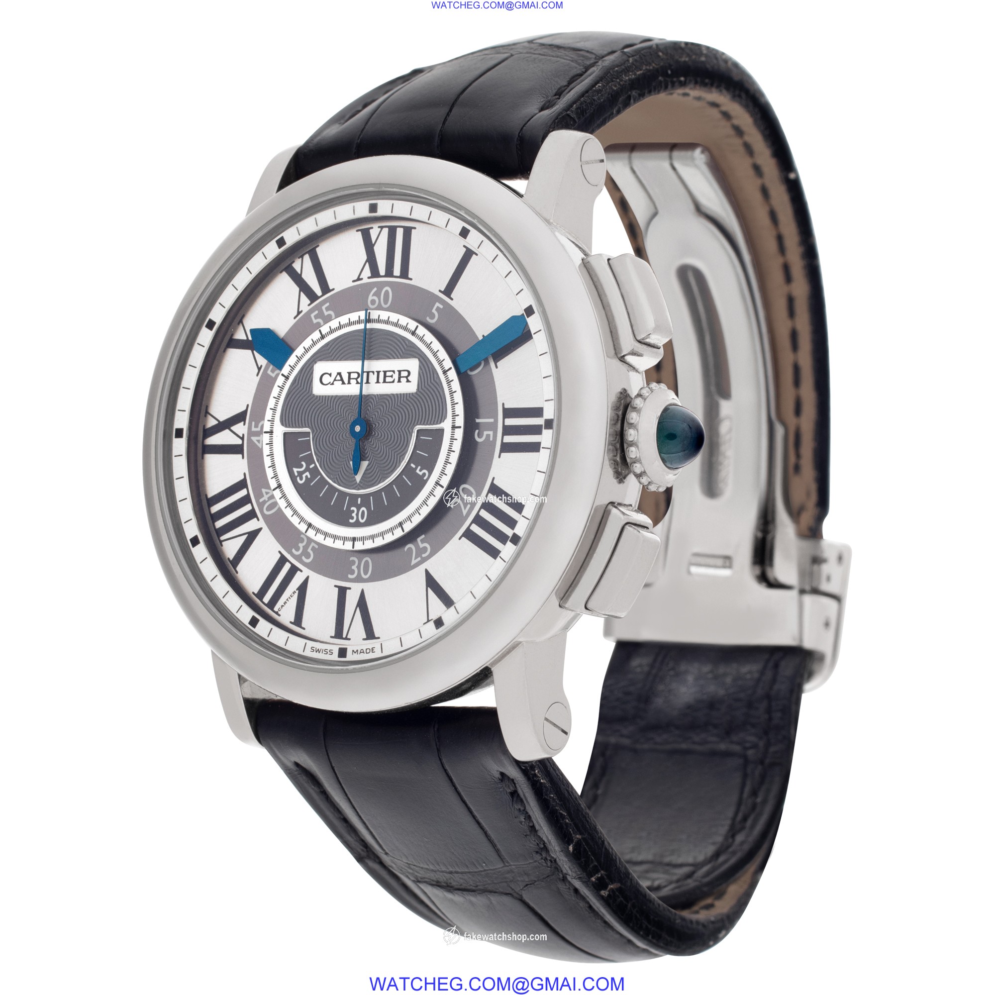 Cartier W1556051 Rotonde Manual Male 18k White Gold 3