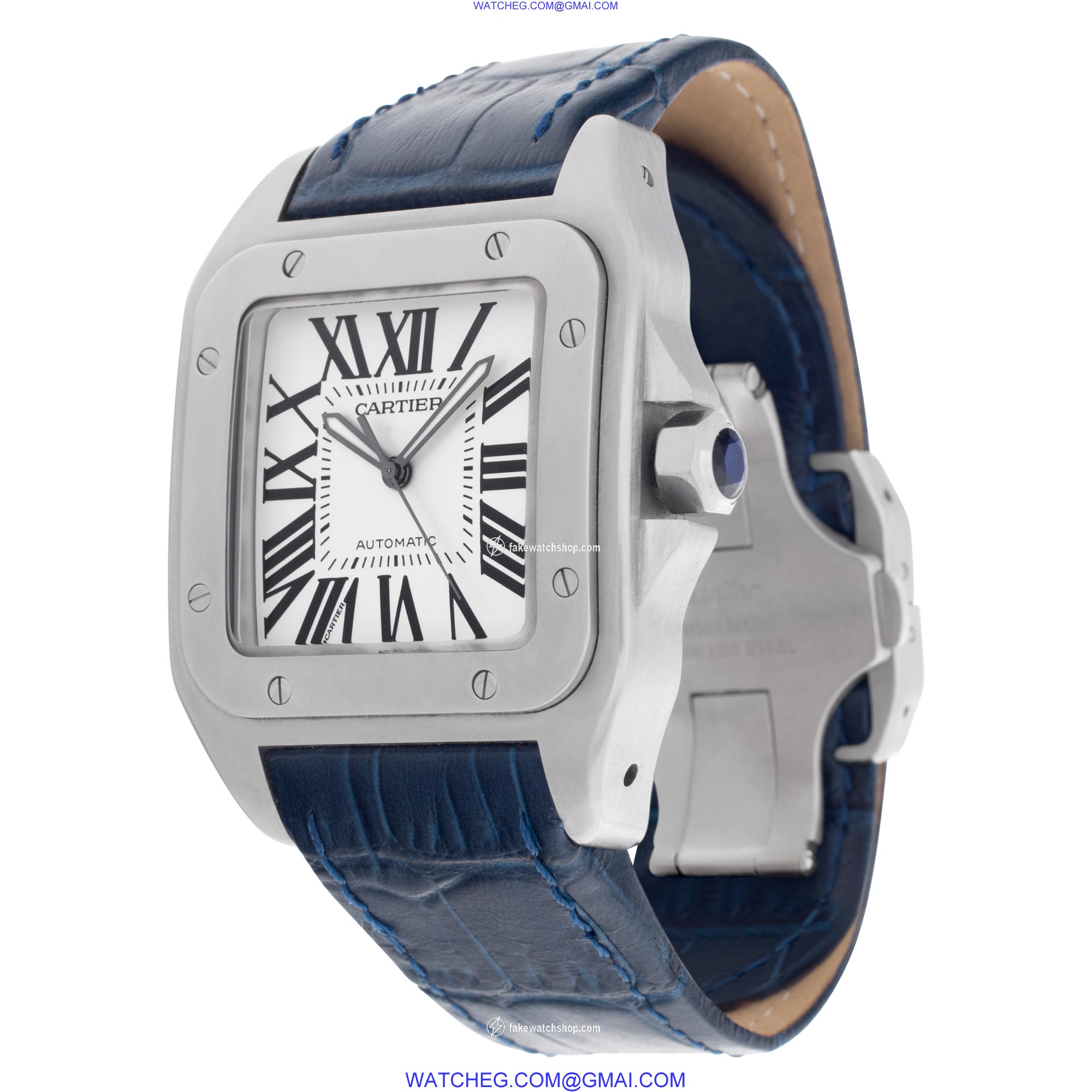 Cartier W20073X8 Santos 100 Automatic Male Stainless Steel 3