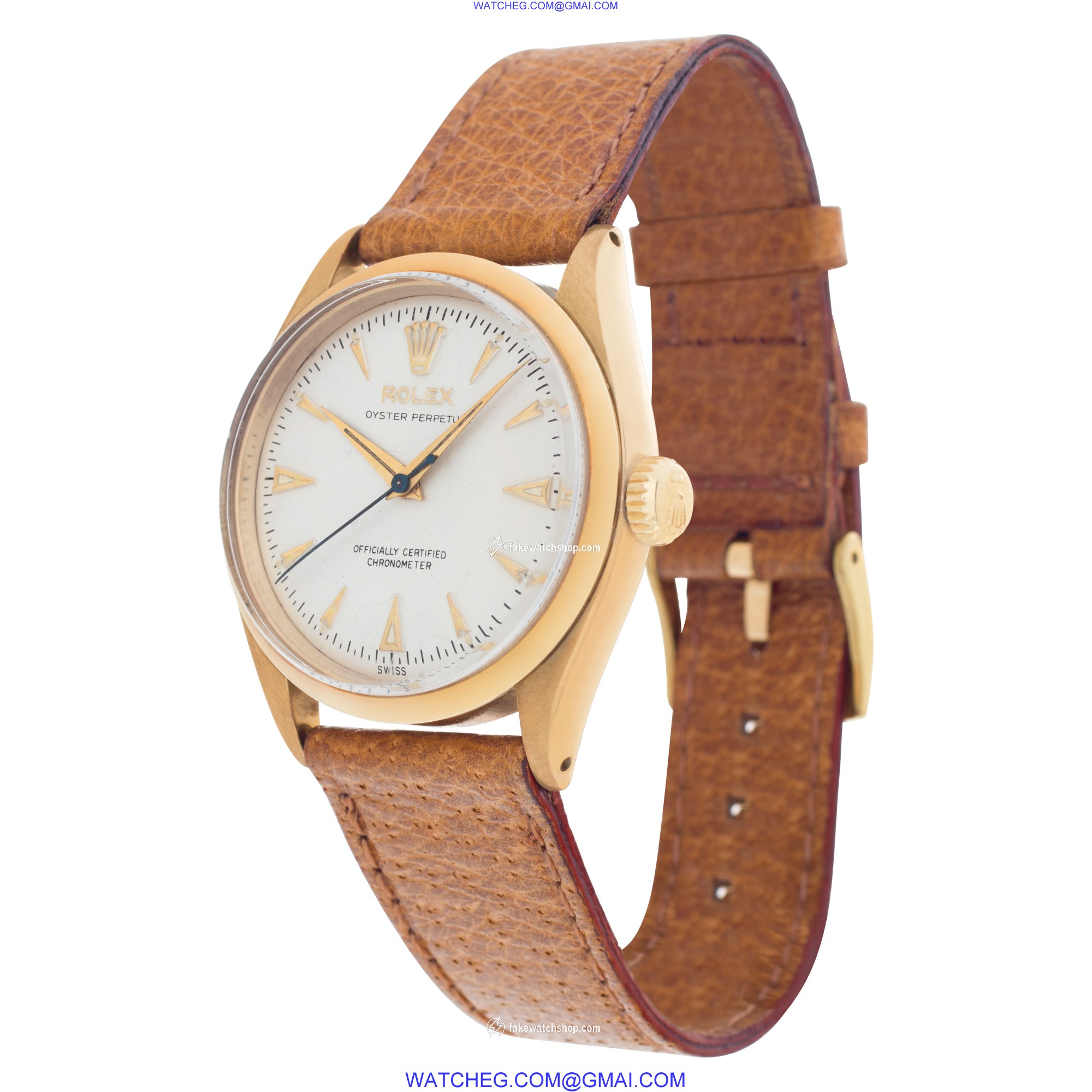 Rolex 6584 Oyster Perpetual Automatic Unisex 14k yellow gold 3
