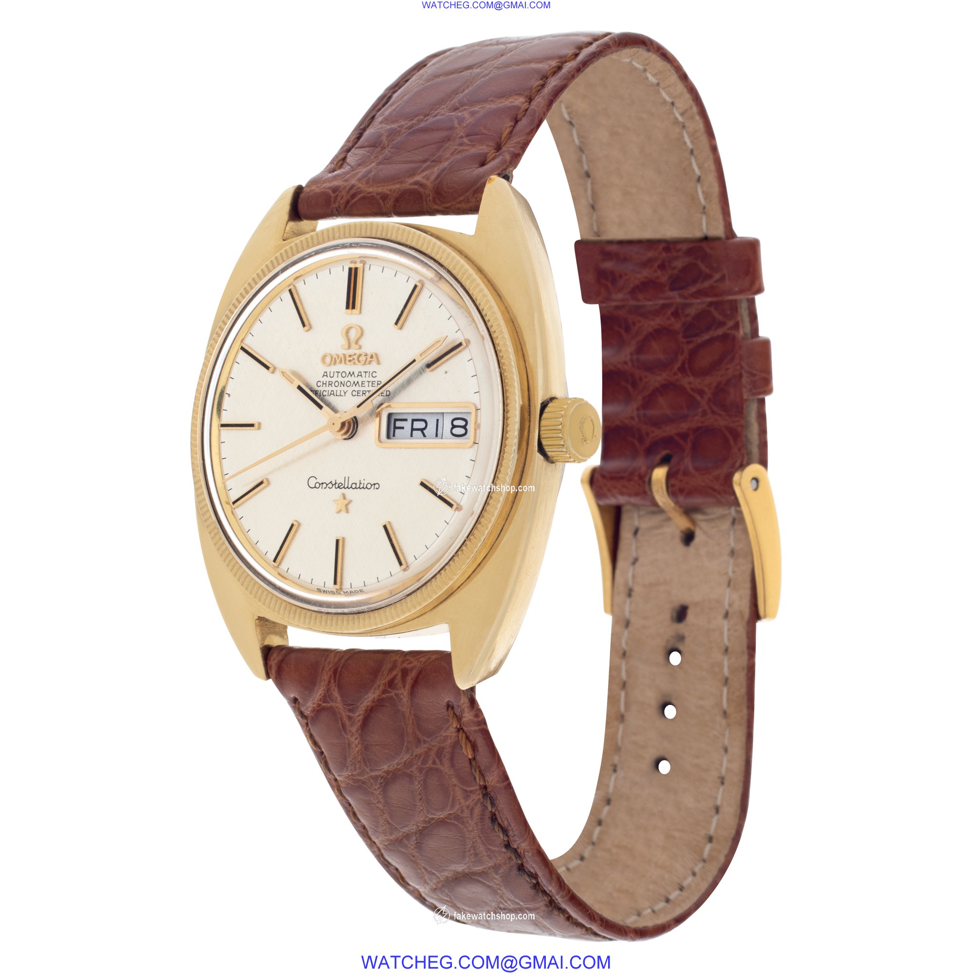 Omega 168029 Constellation Automatic Unisex Gold Fill & Stainless Steel 3