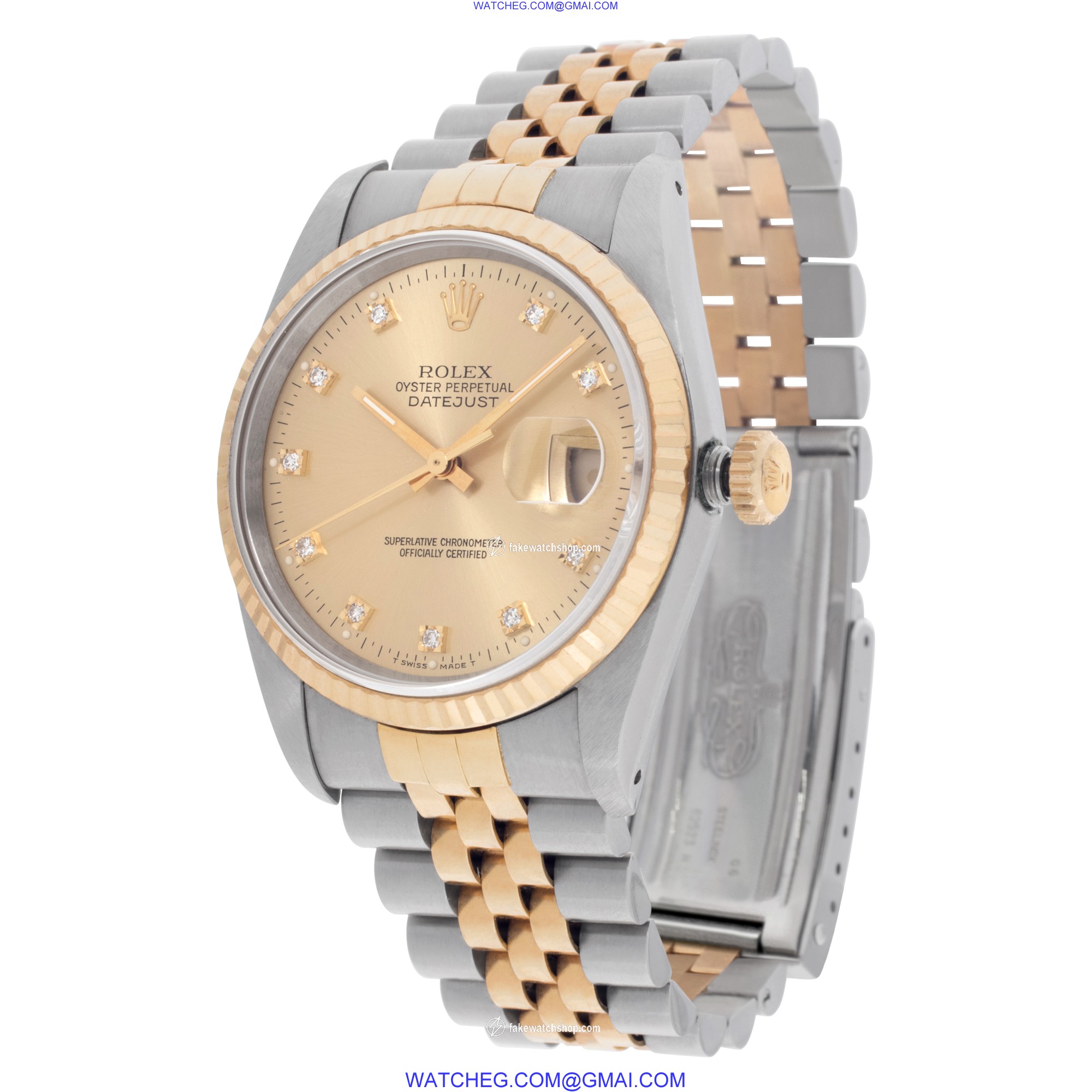 Rolex 16233 Datejust Automatic Unisex Stainless Steel 3