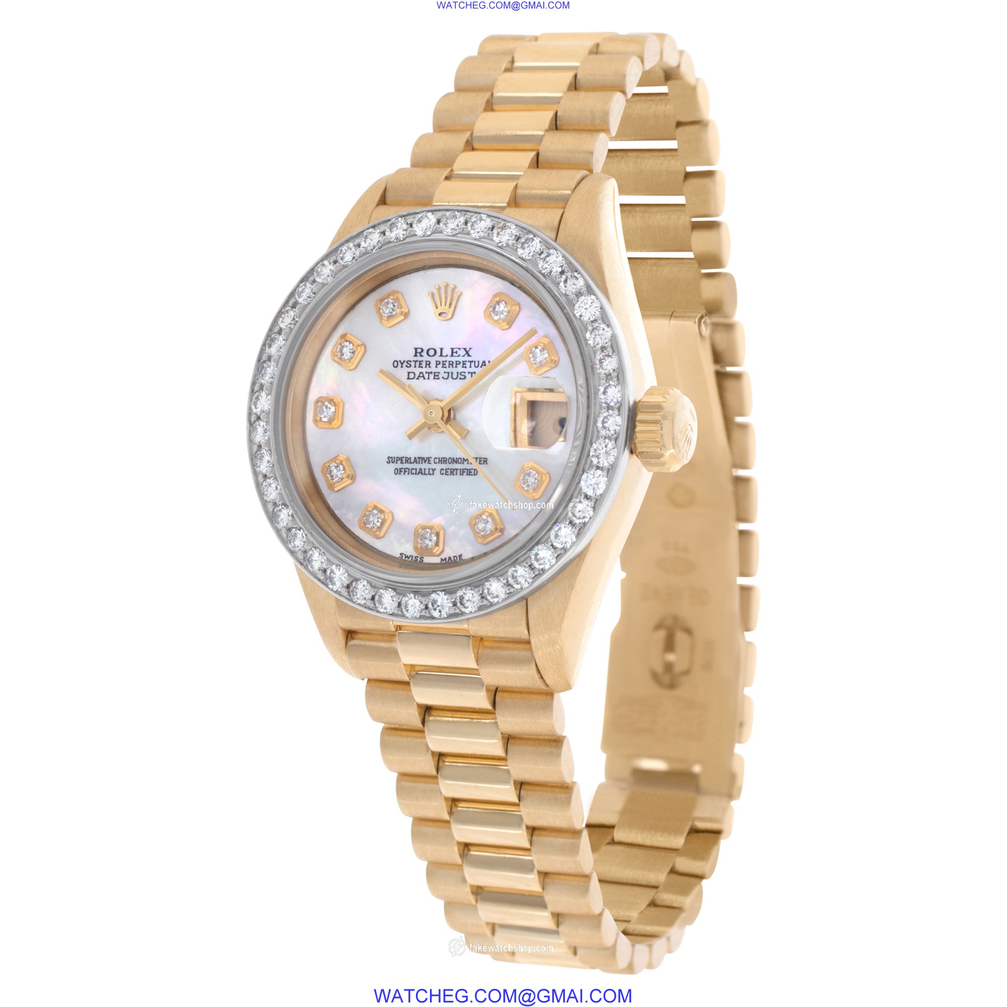 Rolex 69178 Datejust Automatic Female 18k yellow gold 3