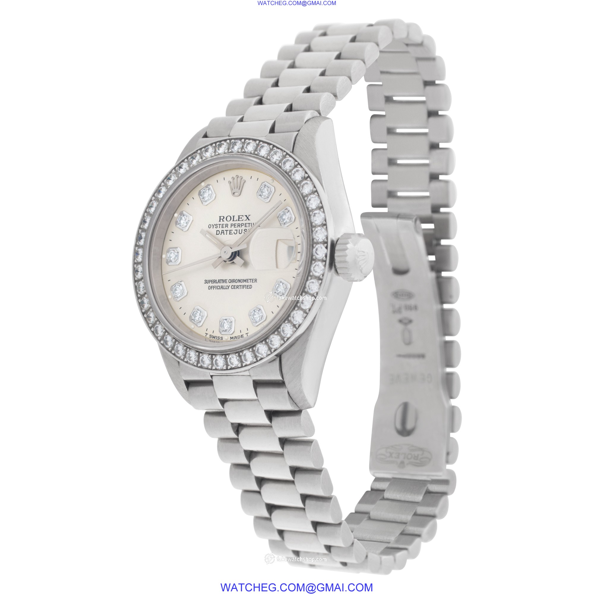 Rolex 69136 Datejust Automatic Female Platinum 3