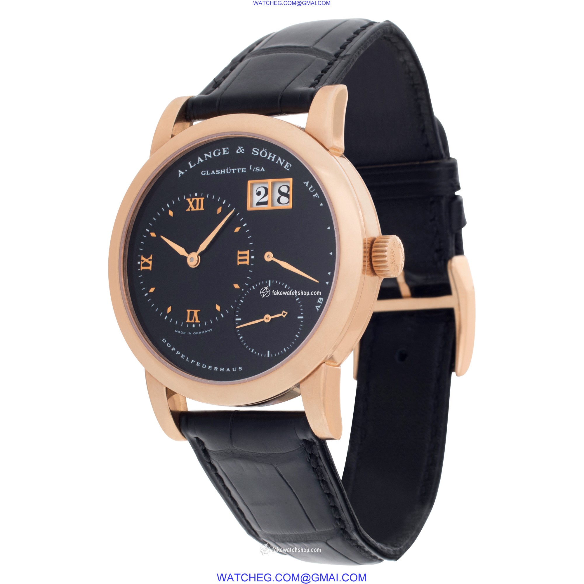 A. Lange & Sohne 101.032 Lange 1 Manual Male 18k rose gold 3