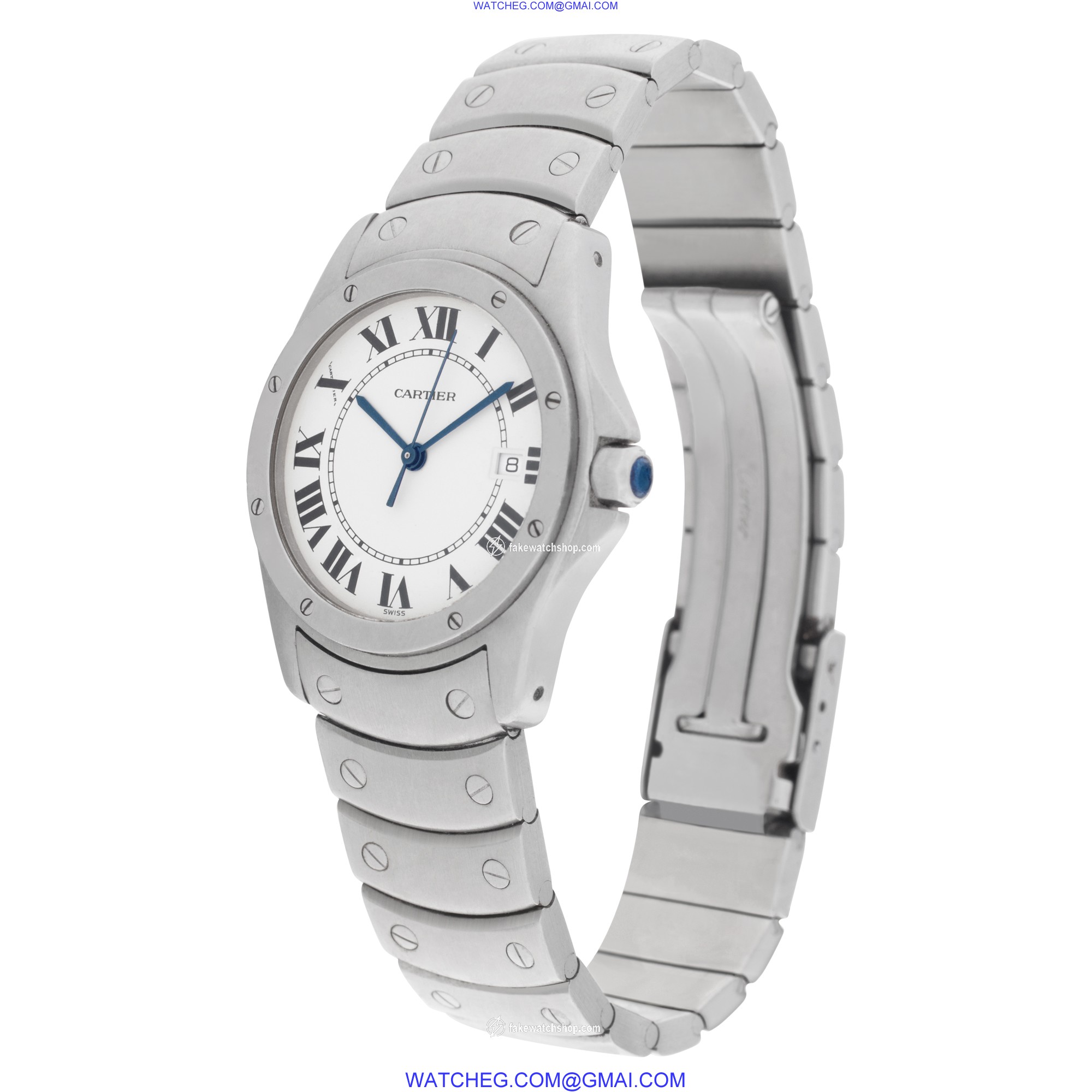 Cartier Cartier 1282 Santos Quartz Male Stainless Steel 3