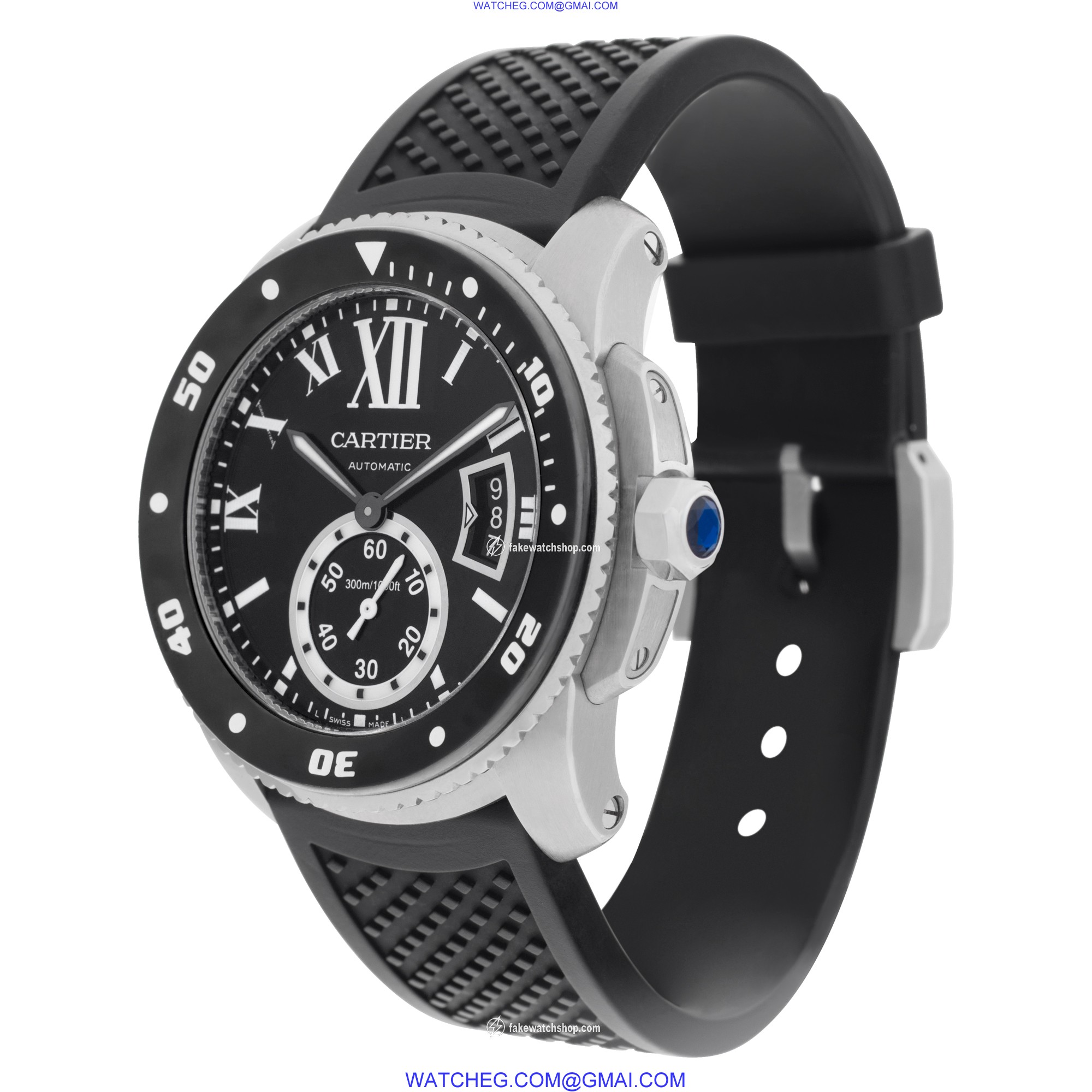 Cartier W7100056 Calibre Automatic Male Stainless Steel 3