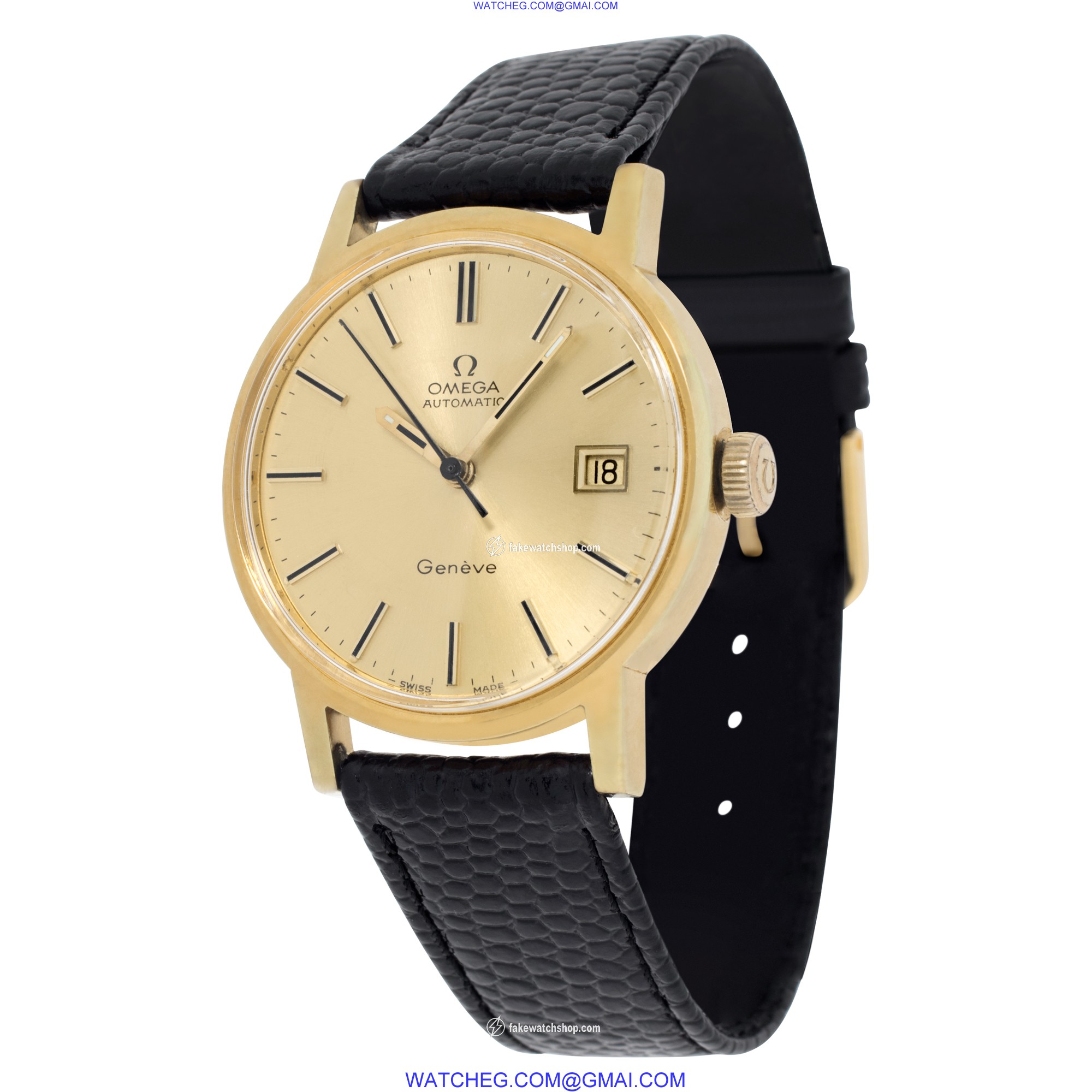 Omega 166.0098 Geneve Automatic Male Gold Plate 3