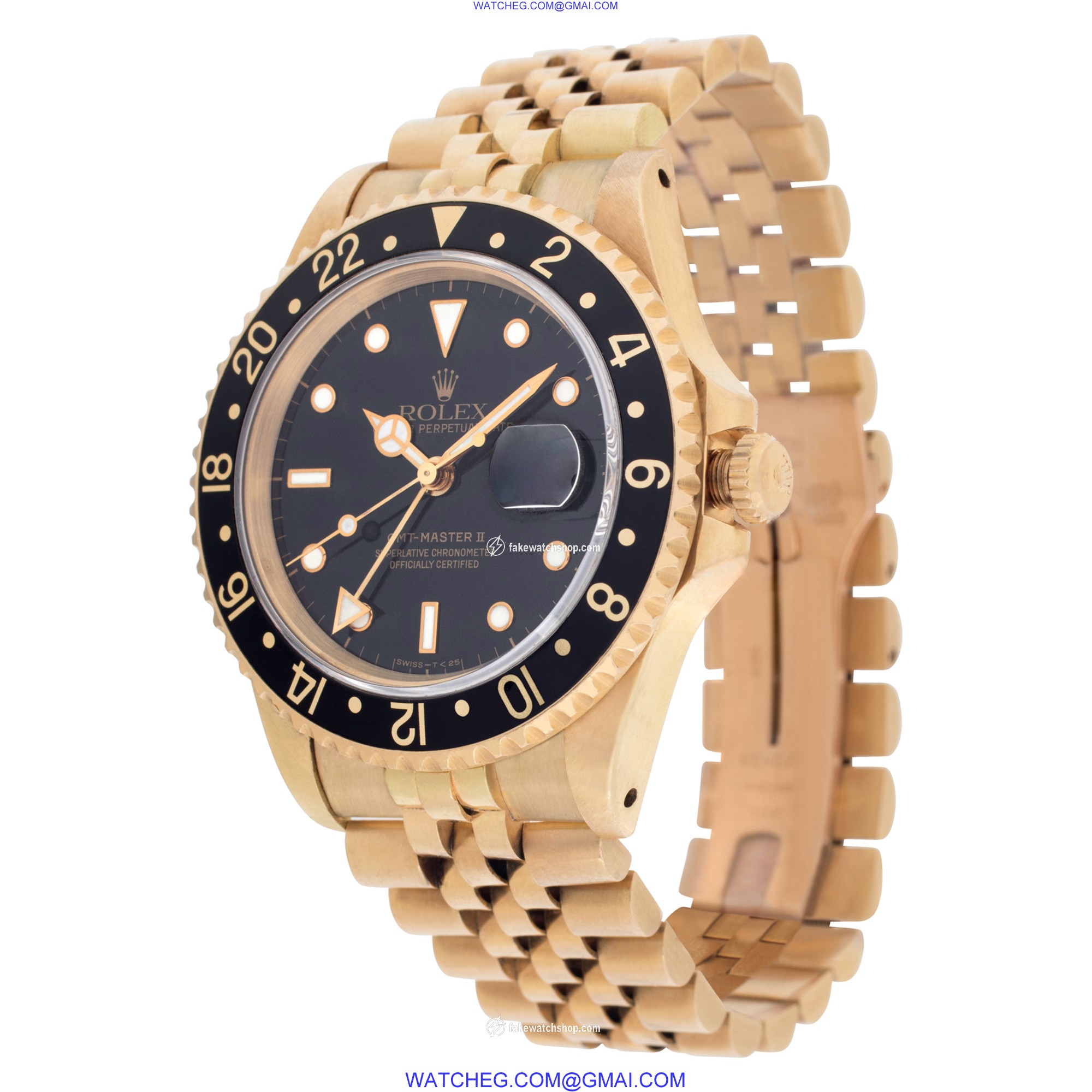 Rolex 16718 GMT-Master Automatic Male 18k yellow gold 3
