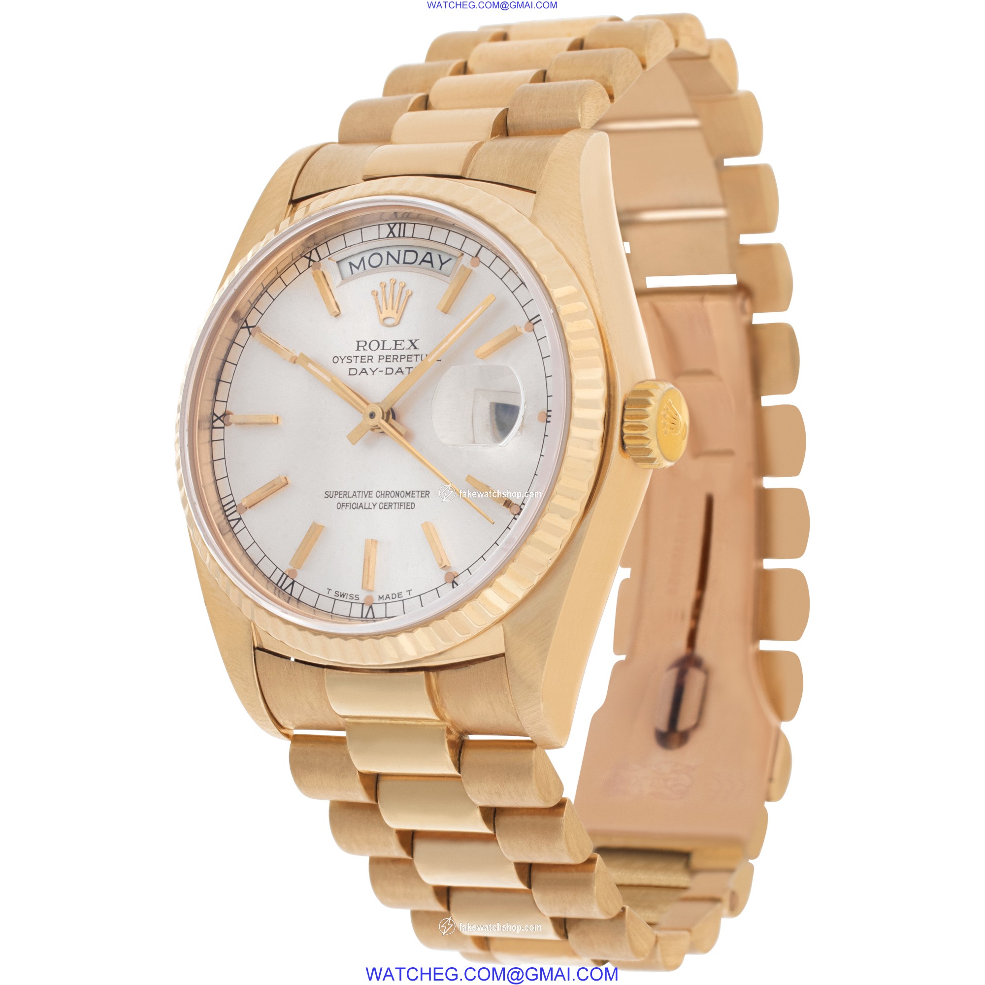 Rolex 18038 Day-Date Automatic Unisex 18k yellow gold 3