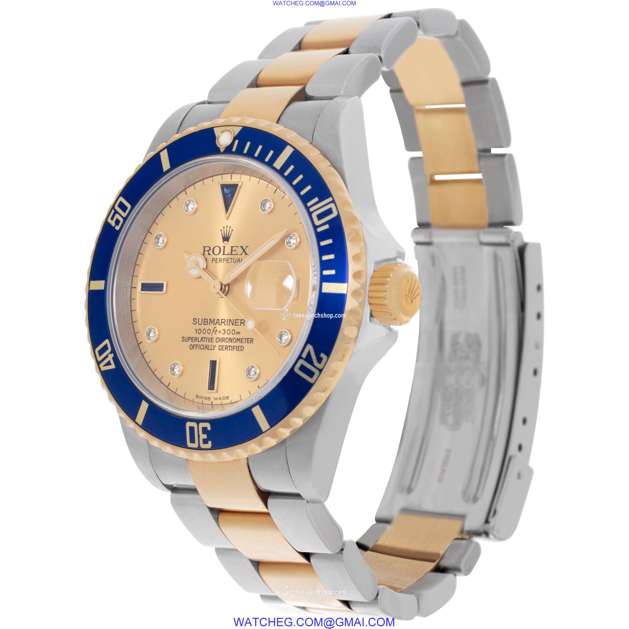 Rolex 16613 Submariner Automatic Male 18k gold & Stainless Steel 3