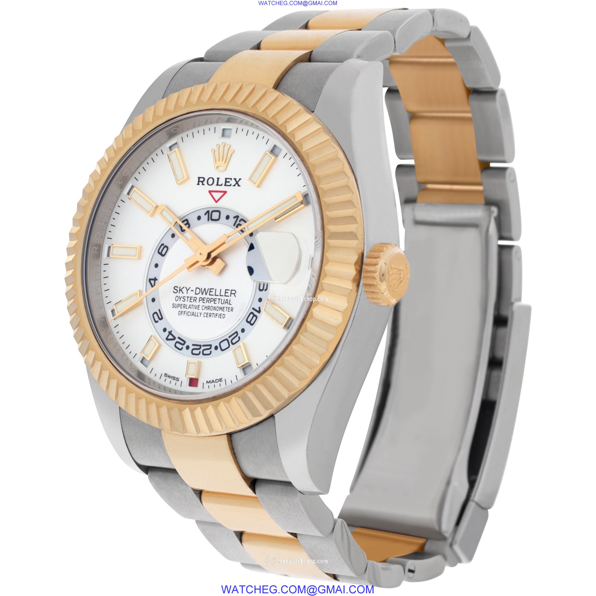 Rolex 326933 Sky-Dweller Automatic Male 18k gold & Stainless Steel 3