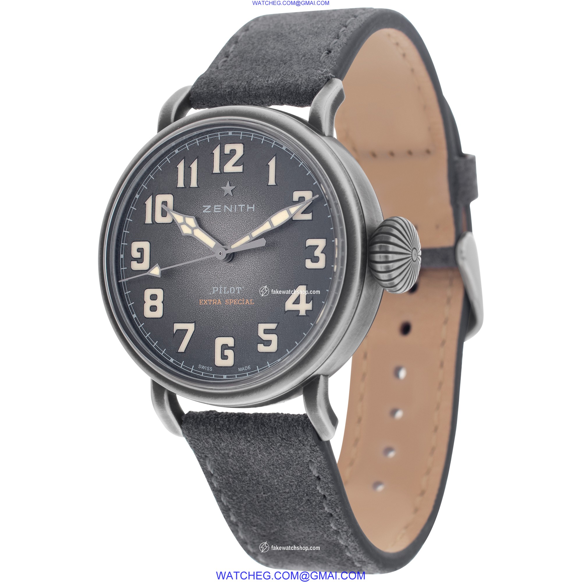 Zenith 11 Pilot Automatic Male Stainless Steel 3