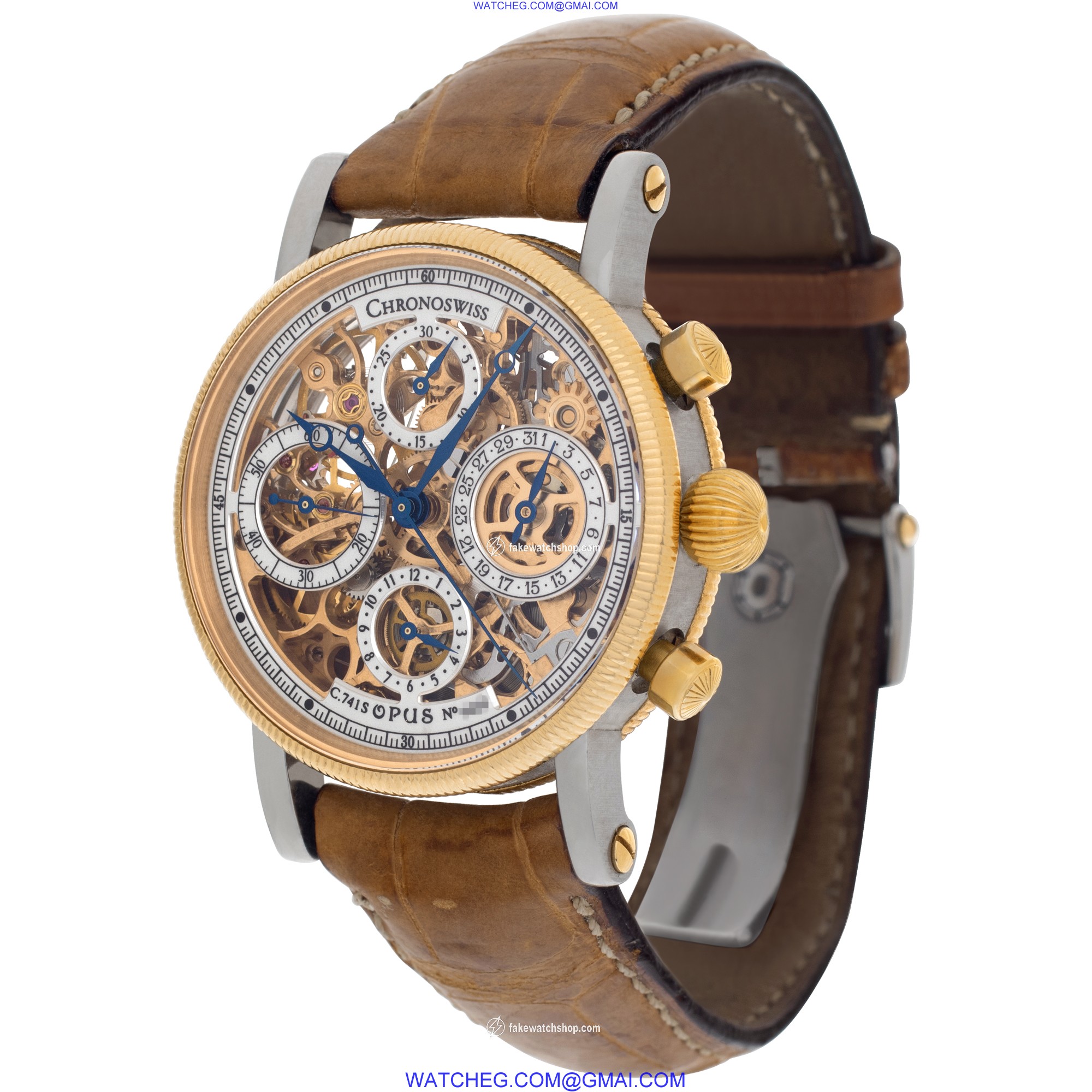 Chronoswiss CH 4433 Opus Automatic Male 18k gold & Stainless Steel 3
