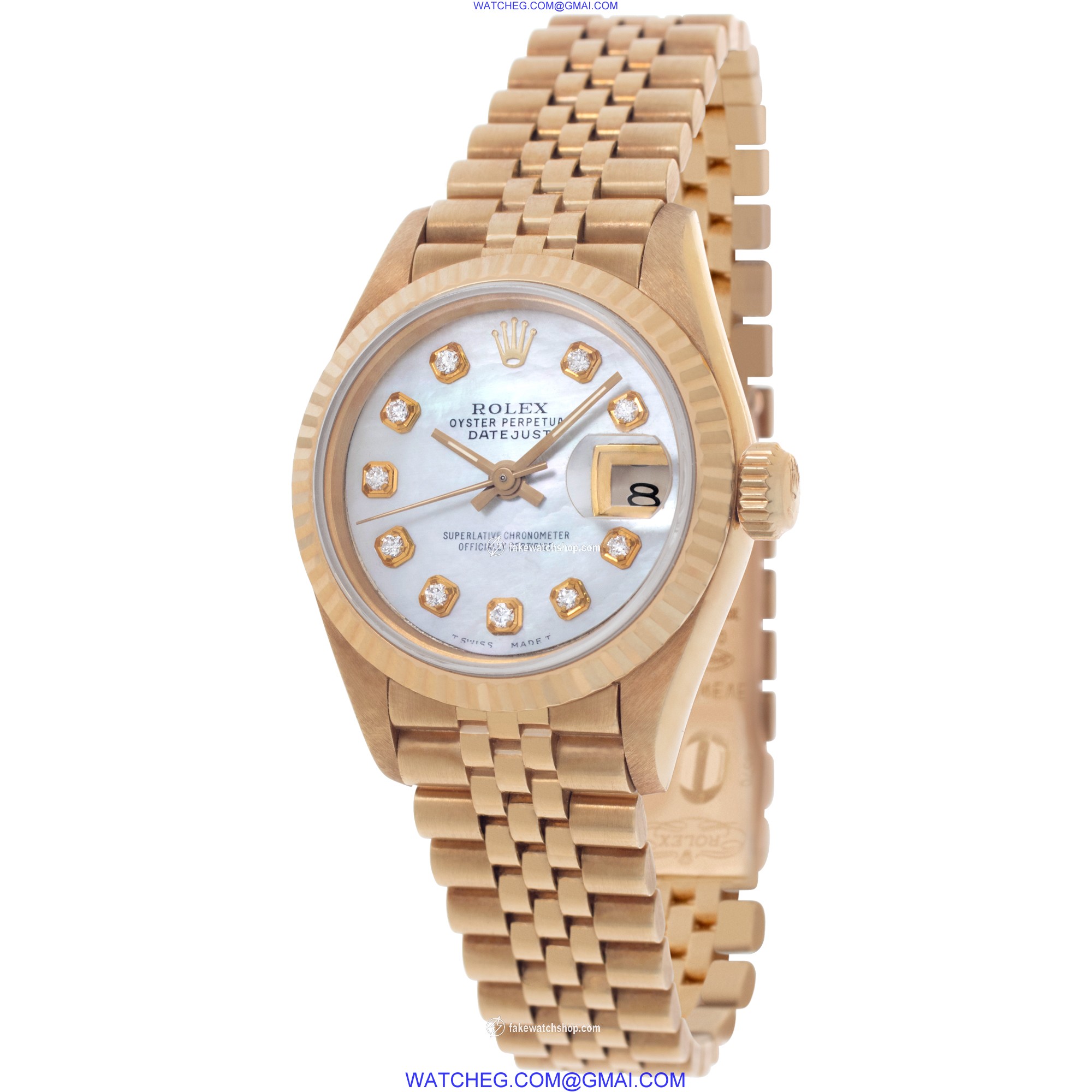 Rolex 69178 Datejust Automatic Female 18k Yellow Gold 3
