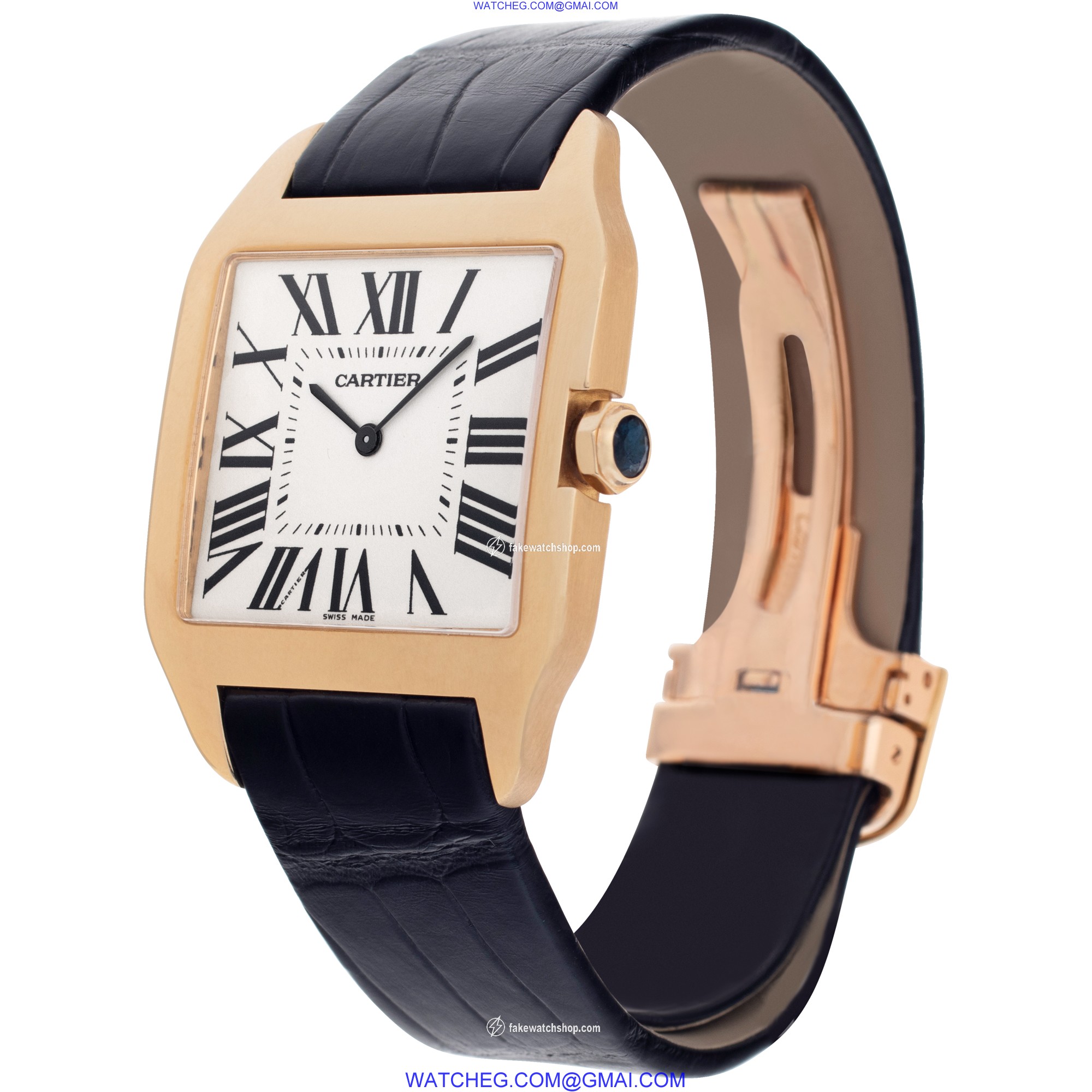 Cartier W2008751 Santos Dumont Manual Unisex 18k yellow gold 3