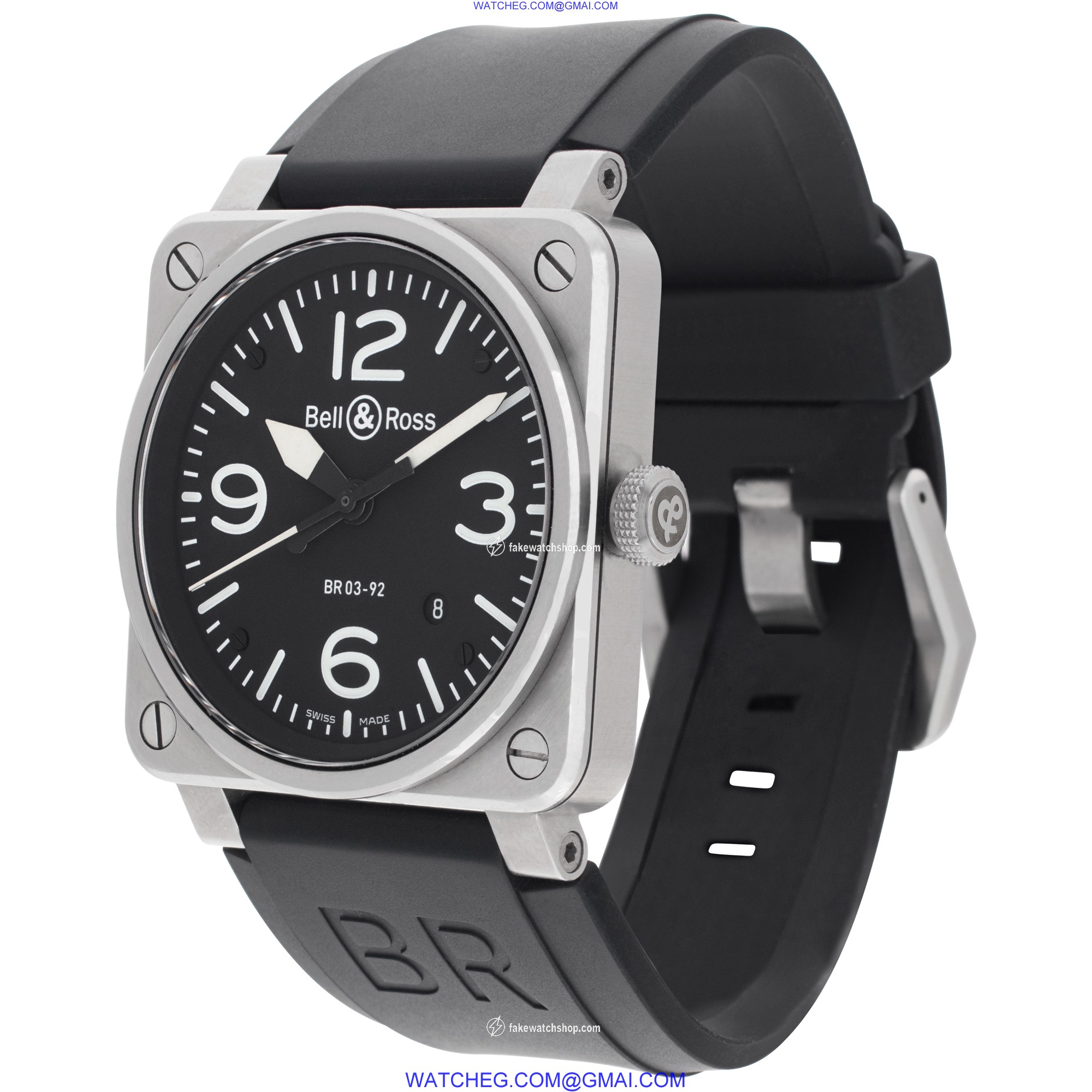 Bell & Ross BR03-92-S Aviation Automatic Male Stainless Steel 3