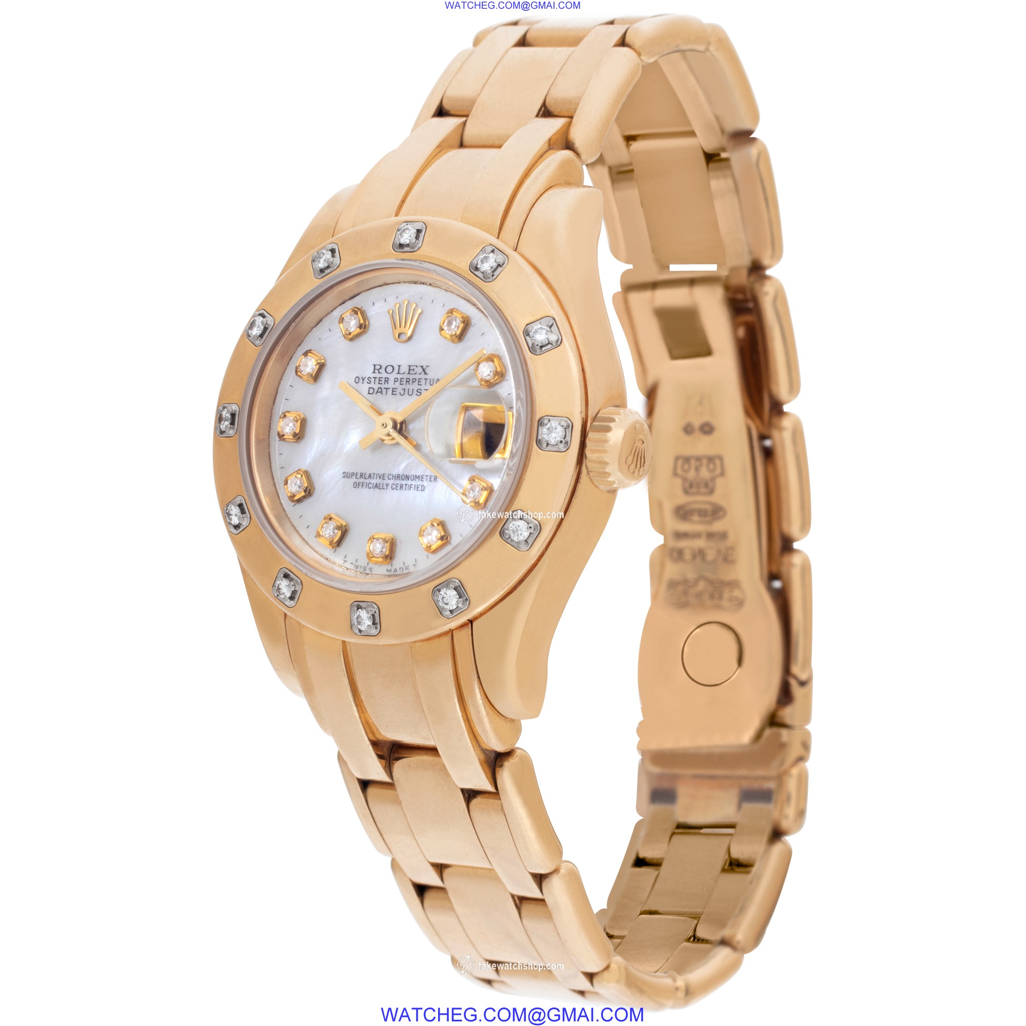 Rolex 80318 Pearlmaster Automatic Female 18k yellow gold 3