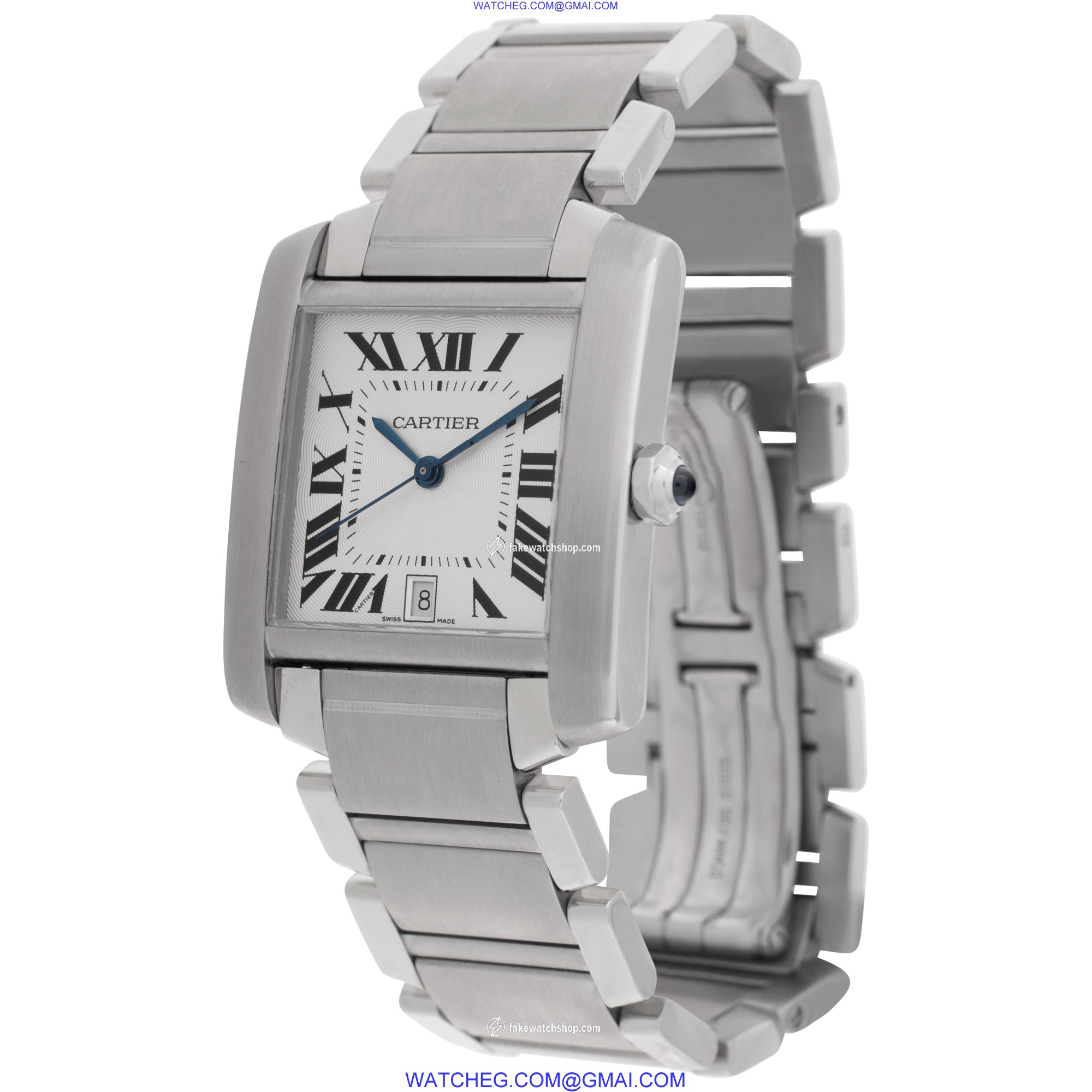 Cartier W51002Q3 Tank Francaise Automatic Unisex Stainless Steel 3