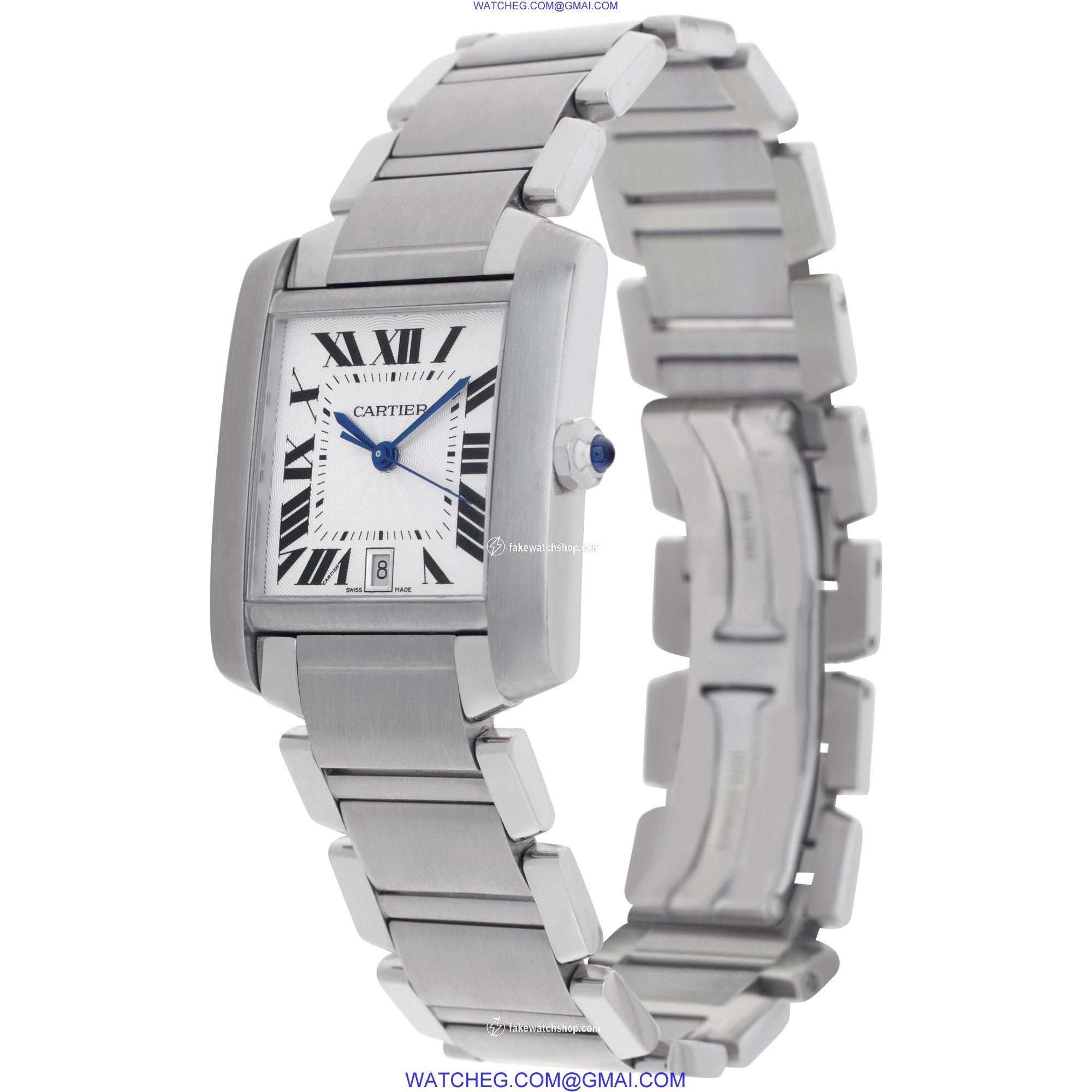 Cartier W51002Q3 Tank Francaise Automatic Unisex Stainless Steel 3