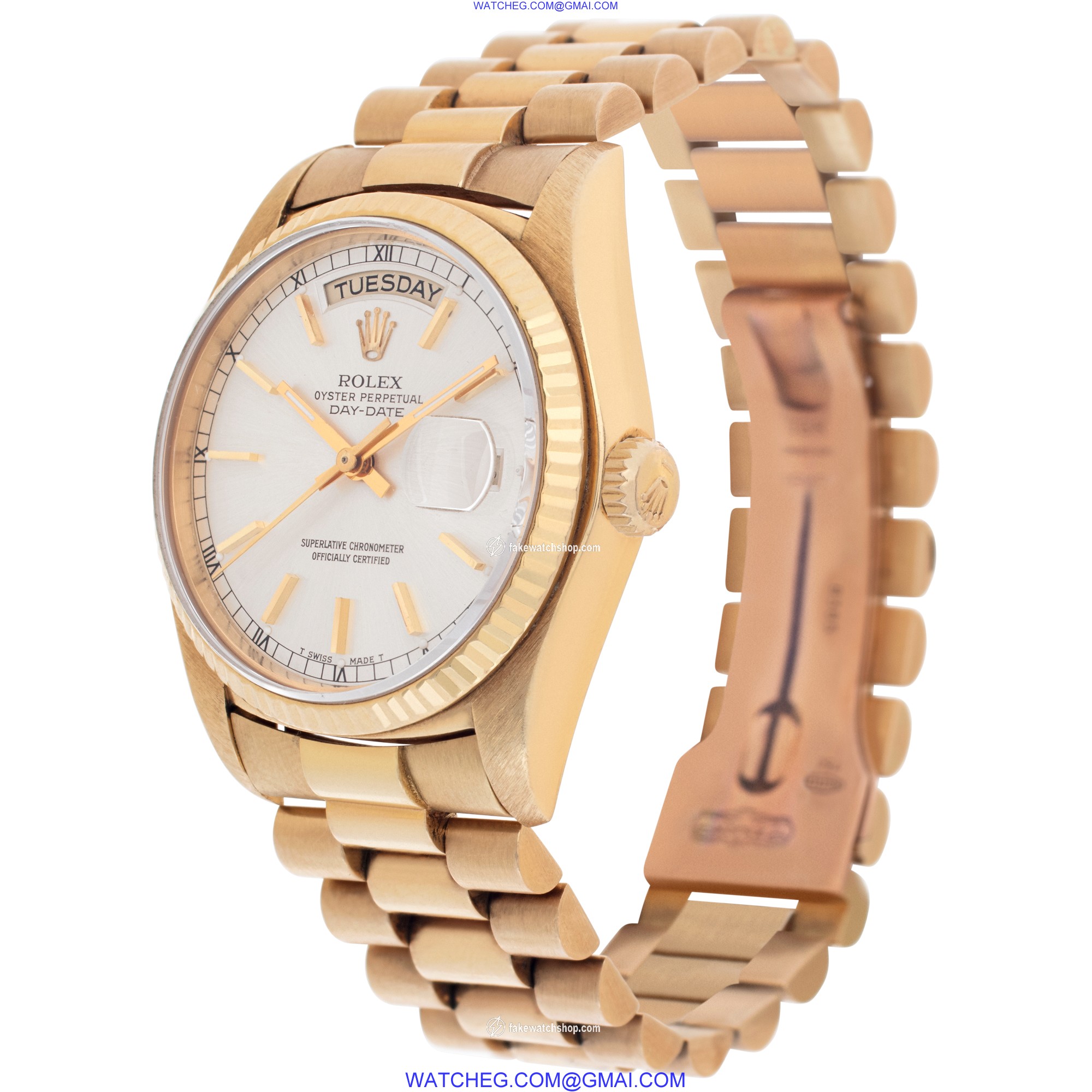 Rolex 18038 Day-Date Automatic Unisex 18k yellow gold 3