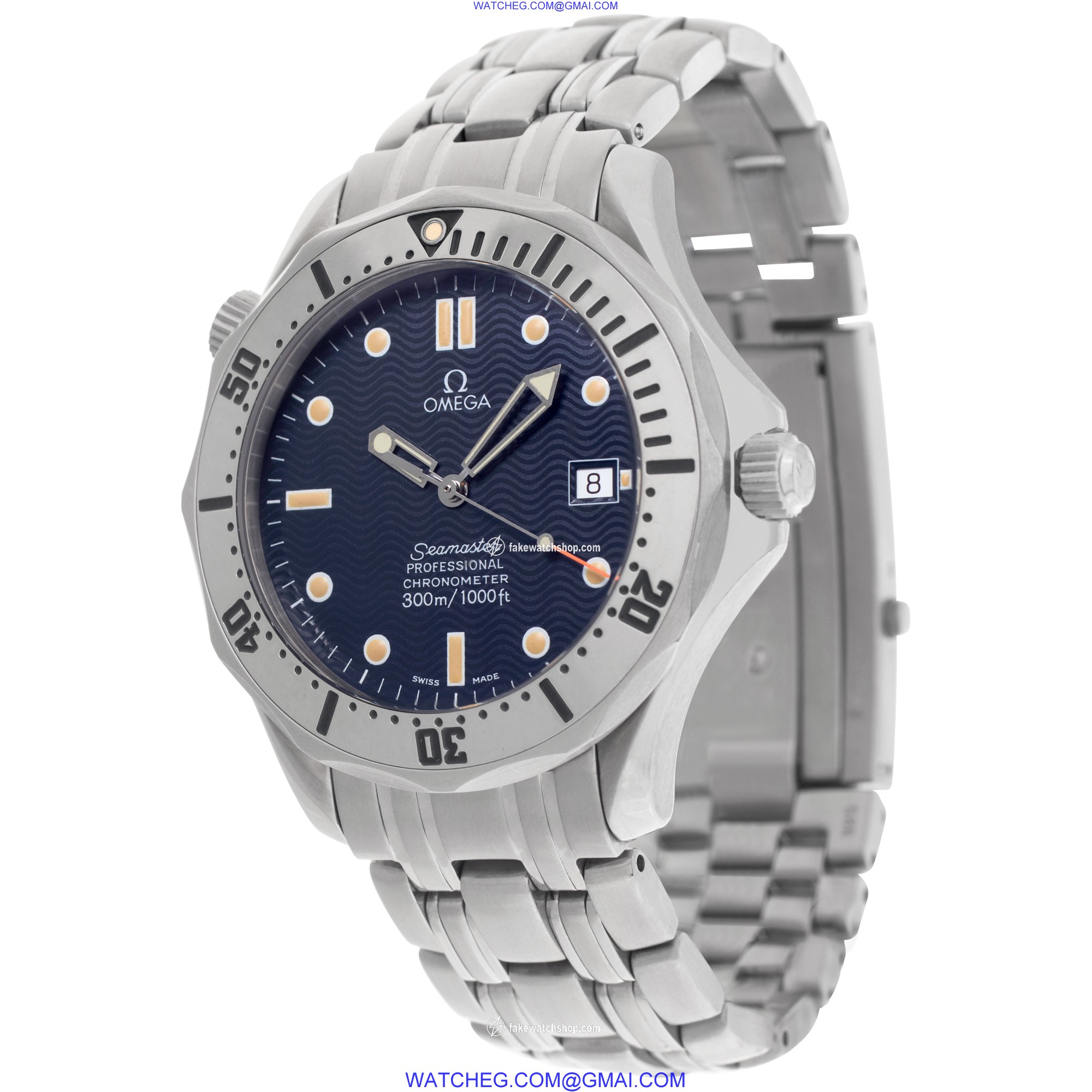 Omega 2222.80.00 Seamaster Automatic Male Stainless Steel 3