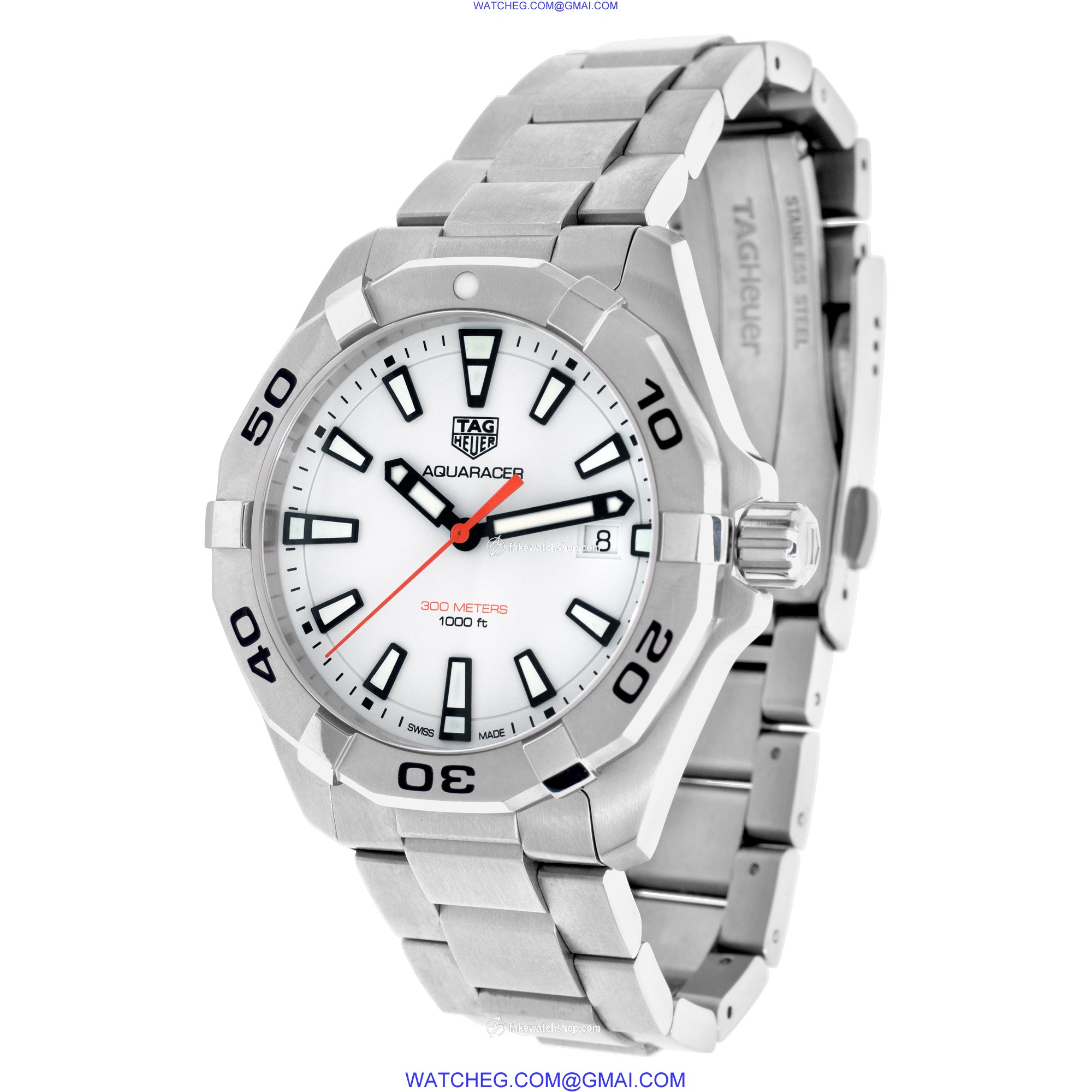 Tag Heuer wbd1111 Aquaracer Quartz Male Stainless Steel 3