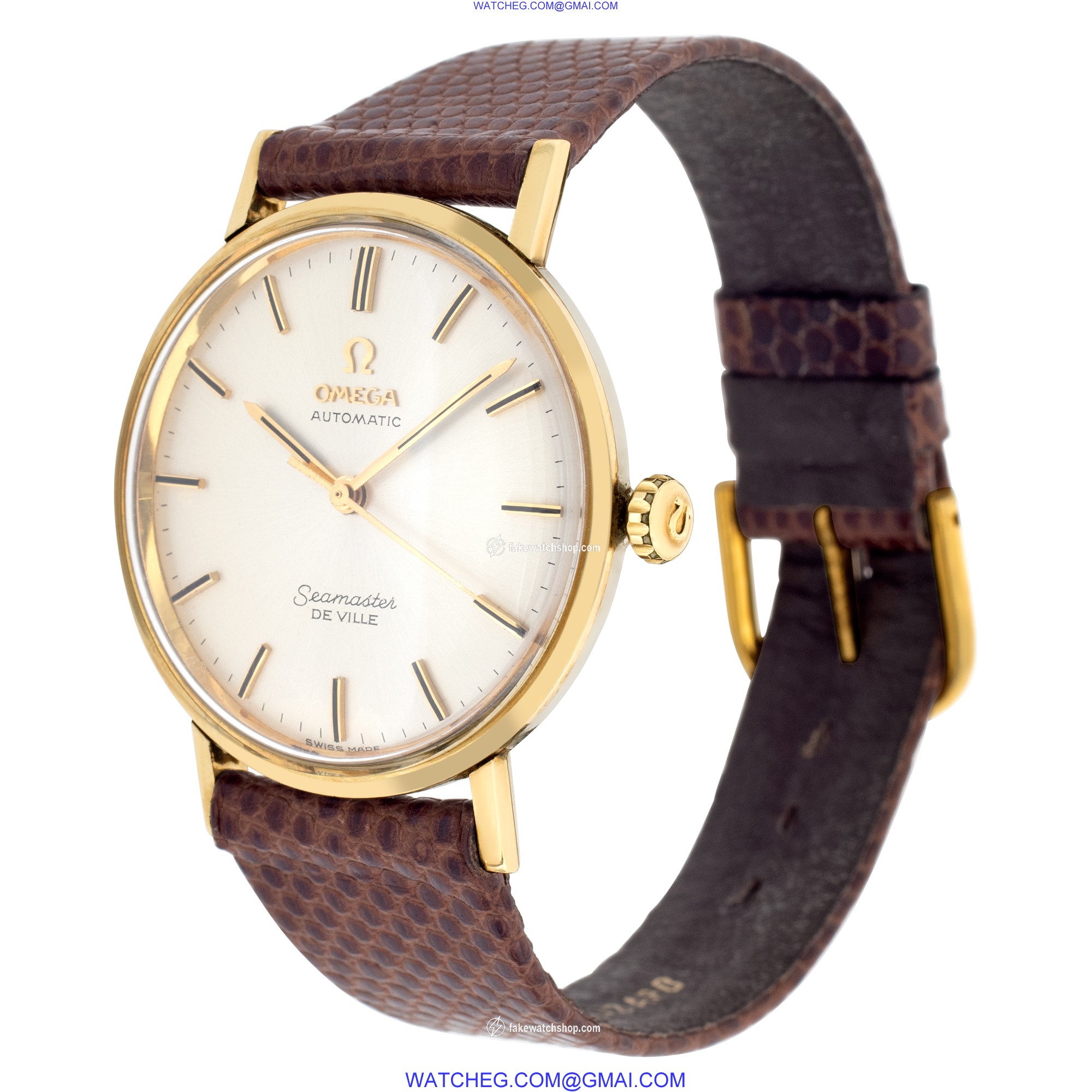 Omega LL6066 Seamaster Automatic Male Stainless Steel & Gold Plated 3