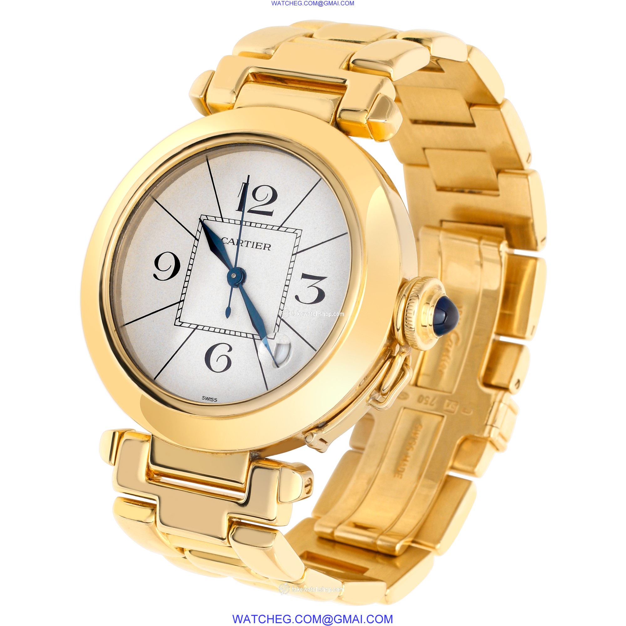 Cartier 1986 Pasha Automatic Male 18k Yellow Gold 3