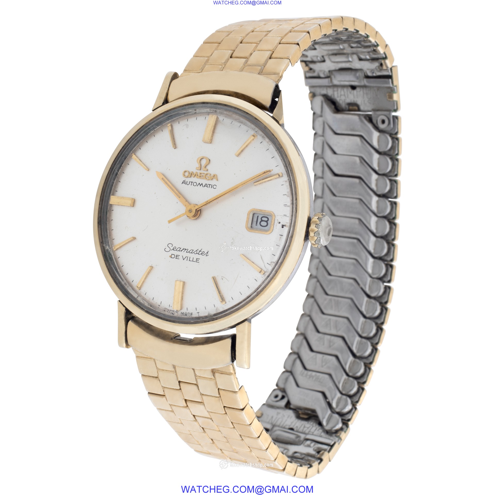 Omega km6068 Seamaster Automatic Male Gold Fill 3