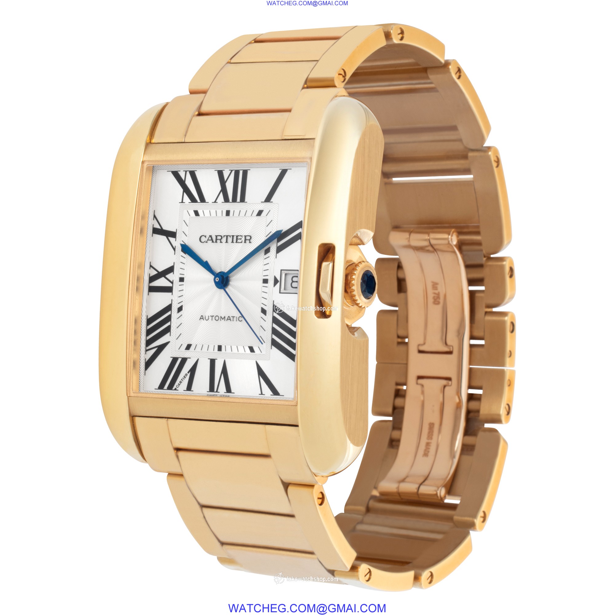 Cartier w5310018 Tank Anglaise XL Automatic Male 18k yellow gold 3