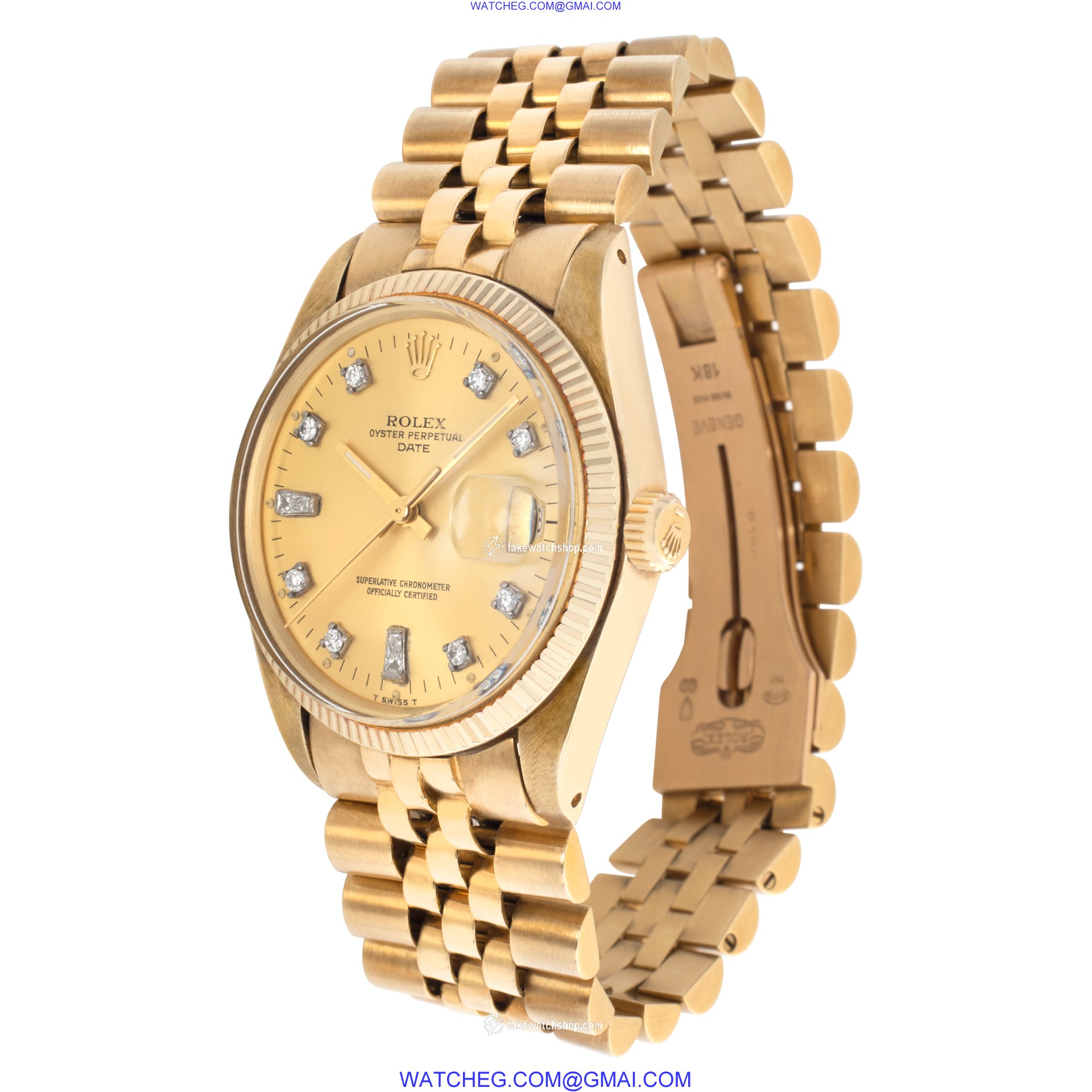 Rolex 1503 Date Automatic Unisex 14k yellow gold 3