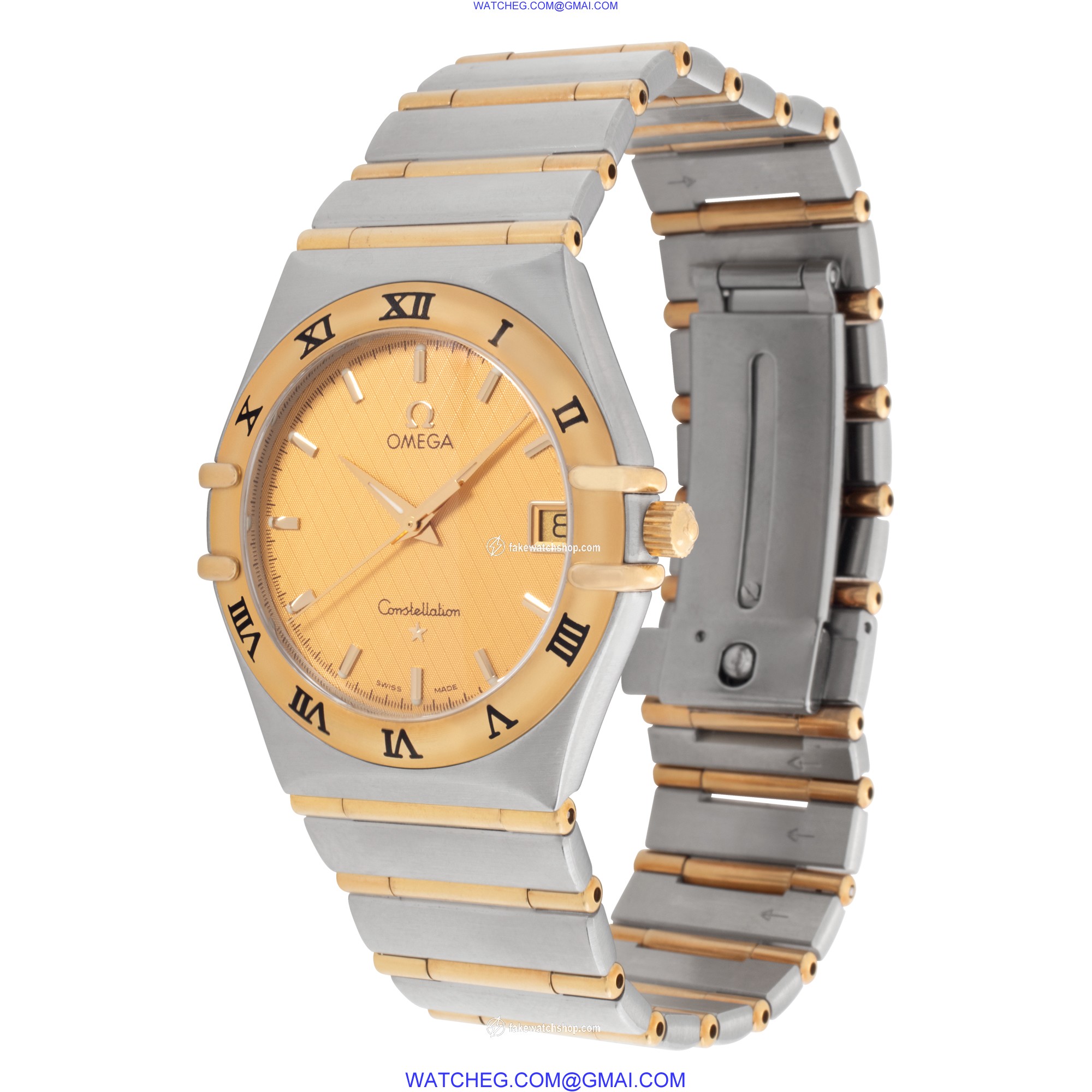 Omega 1212.30.00 Constellation Quartz Unisex 18k gold & Stainless Steel 3