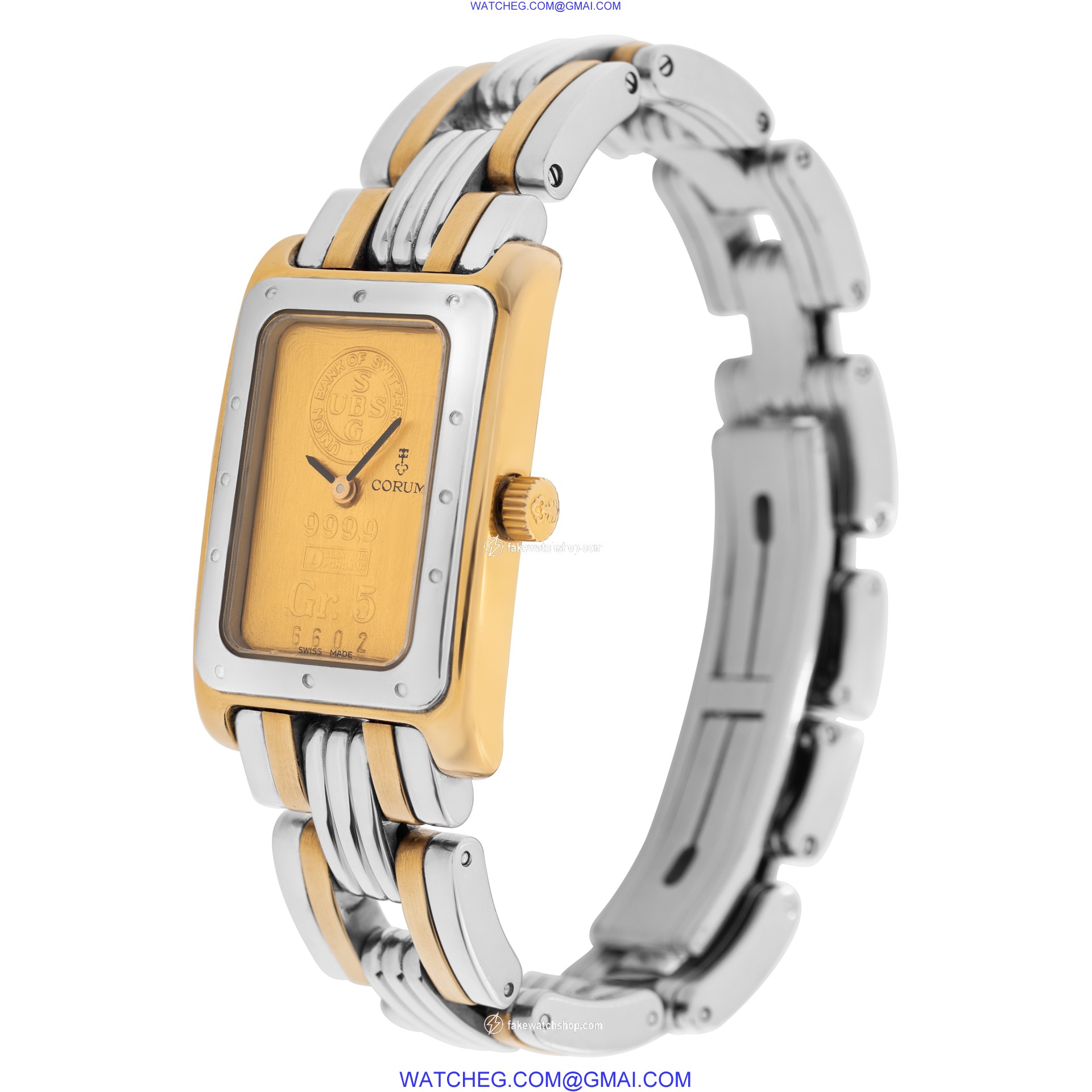 Corum 528998 Ingot 10gr Quartz Female 18k yellow gold 3